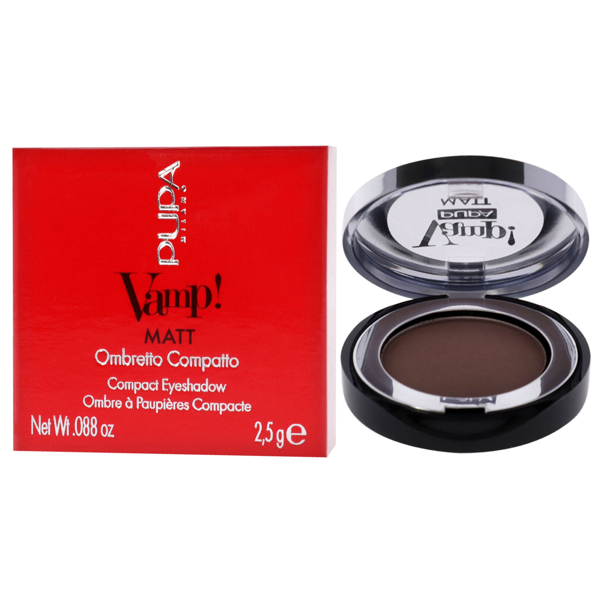 Vamp! Matt Compact Eyeshadow - 030 Desert Nude by Pupa Milano for Women - 0.088 oz Eye Shadow, See Description, alternate image number 2