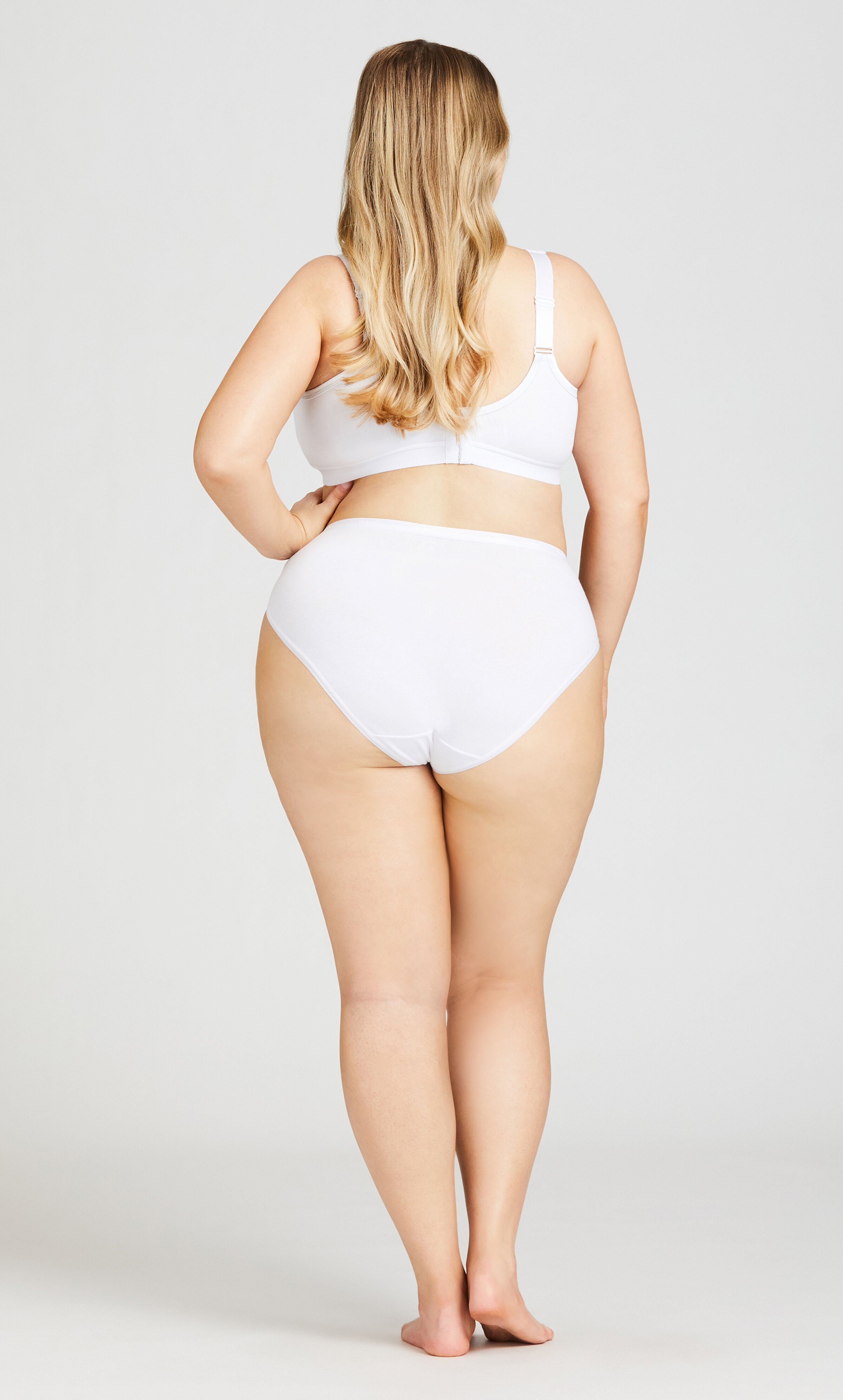 Basic Cotton Bra - white, , alternate image number 5