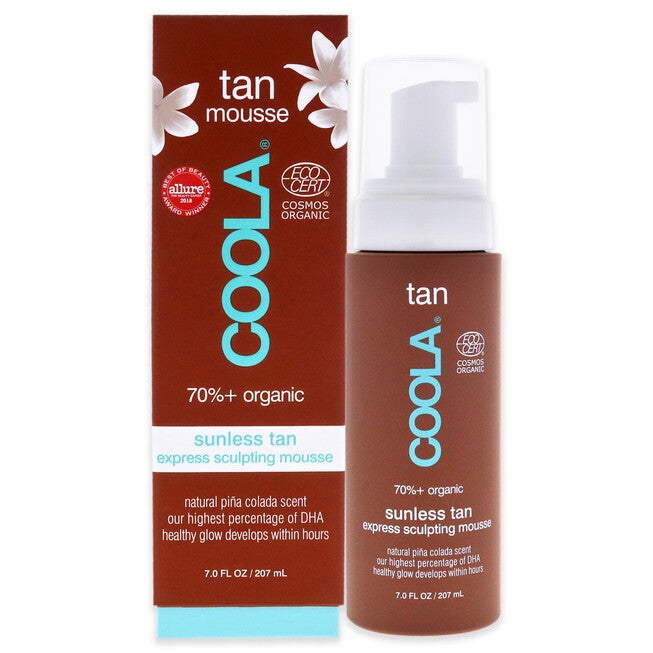 Organic Gradual Sunless Tan Express Sculpting Mousse by Coola for Unisex - 7 oz Bronzer, , alternate image number 5