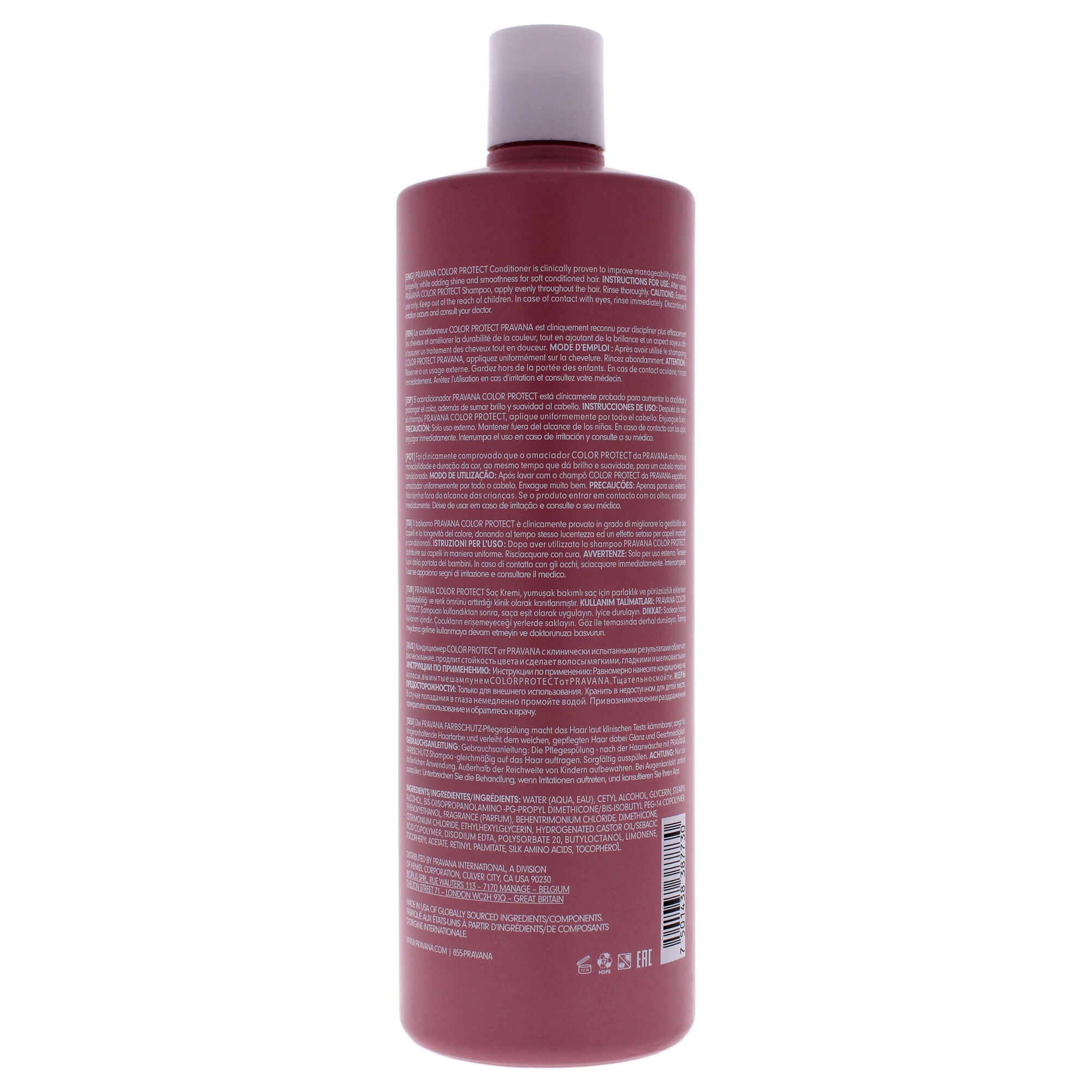 Color Protect Conditioner by Pravana for Unisex - 33.8 oz Conditioner, See Description, alternate image number 1
