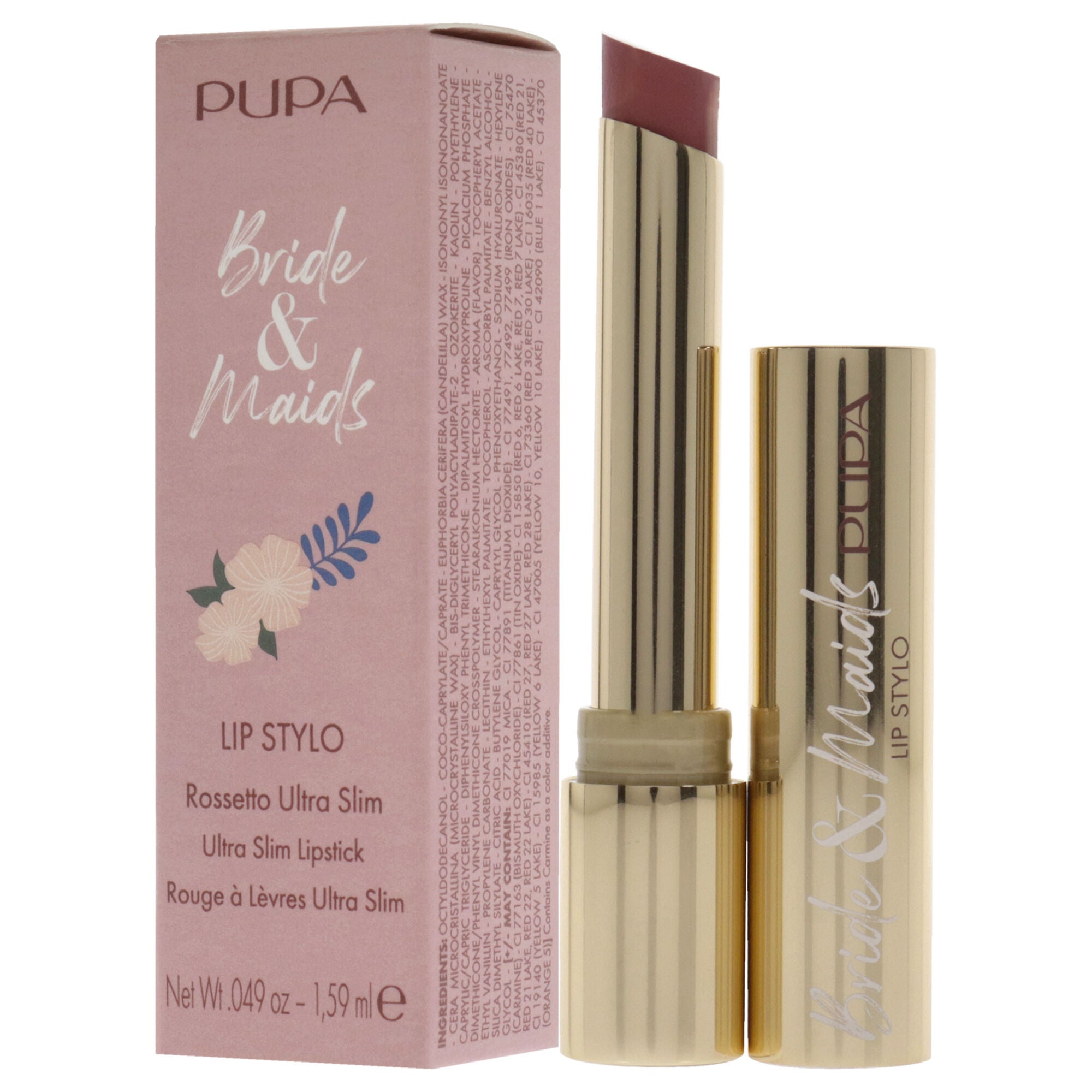 Bride and Maids Lip Stylo Ultra Slim Lipstick - 001 Weeding Cake by Pupa Milano for Women - 0.049 oz Lipstick, See Description, alternate image number 2