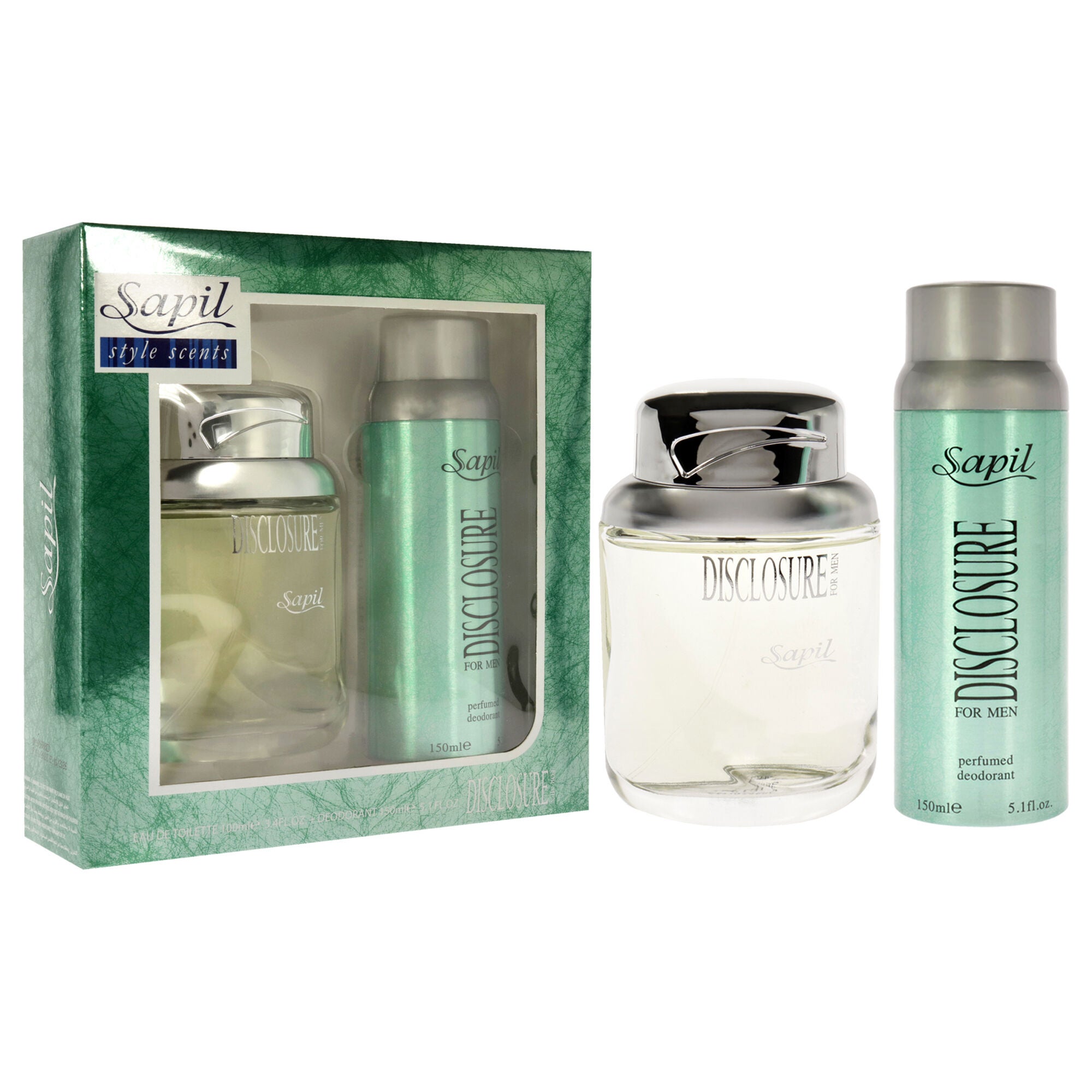 Disclosure by Sapil for Men - 2 Pc Gift Set 3.4oz EDT Spray, 5.1oz Deodorant Spray, See Description, alternate image number 2