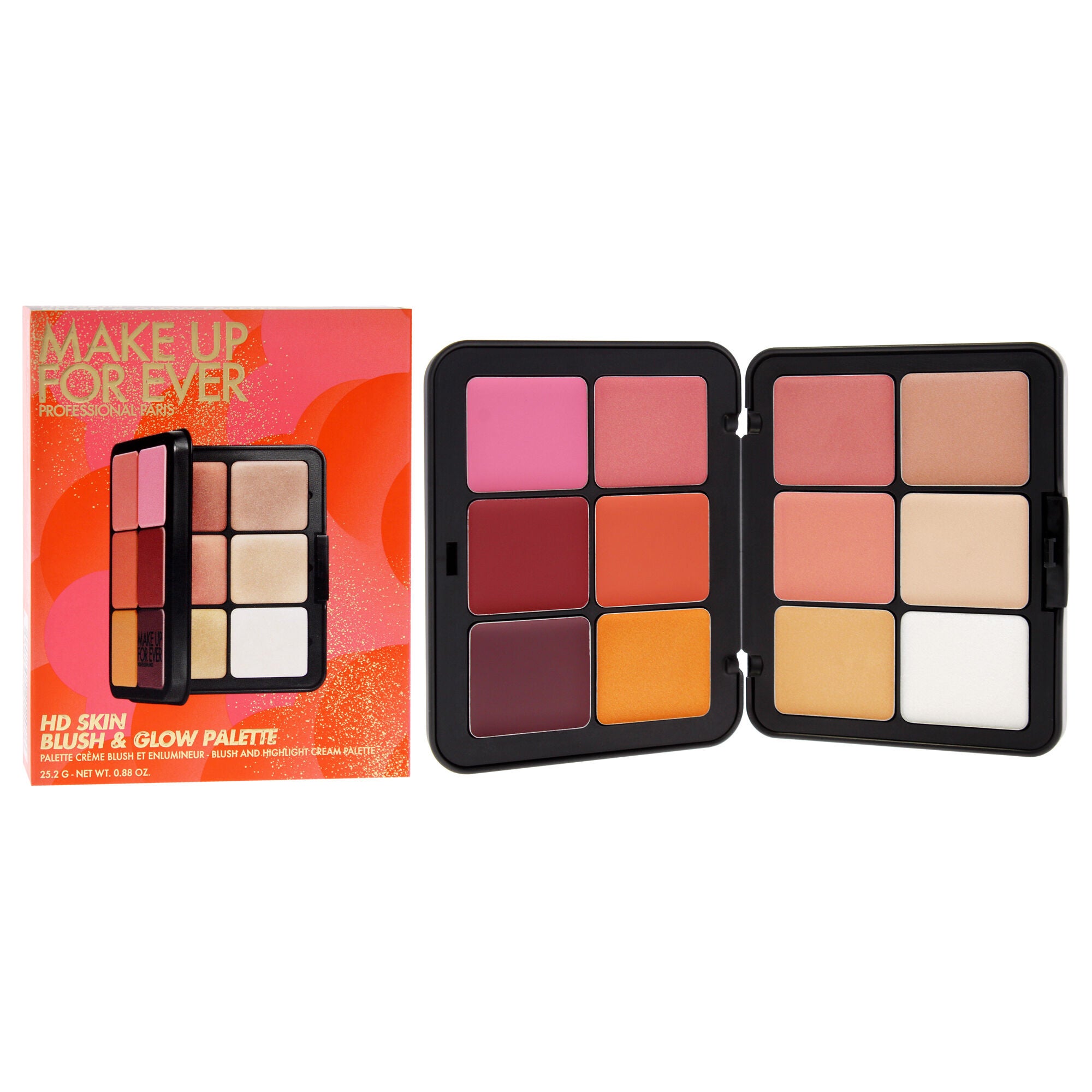 HD Skin Blush and Glow Palette by Make Up For Ever for Women - 0.88 oz Makeup, See Description, alternate image number 2