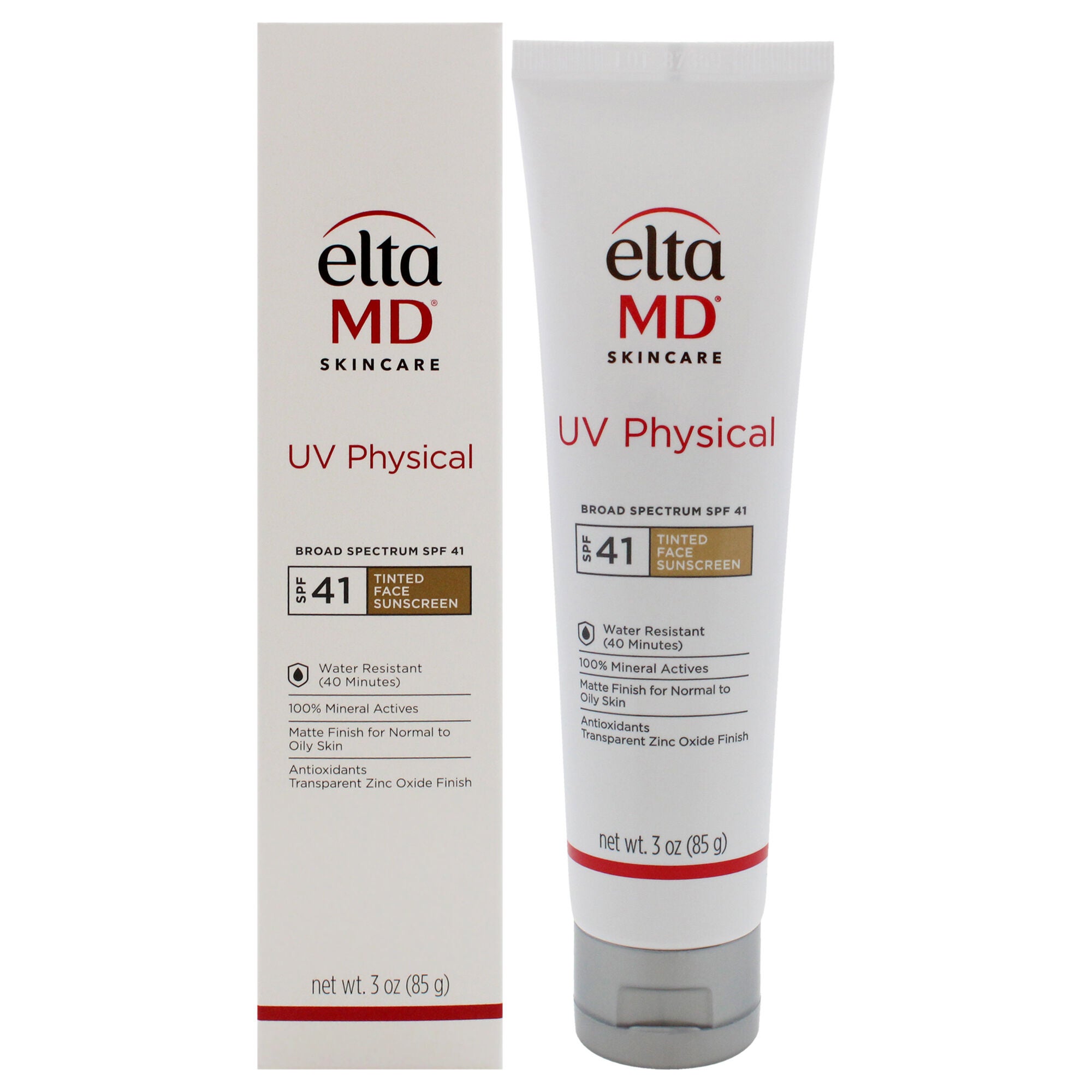 UV Physical Sunscreen SPF 41 by EltaMD for Unisex - 3 oz Sunscreen, See Description, hi-res image number 0