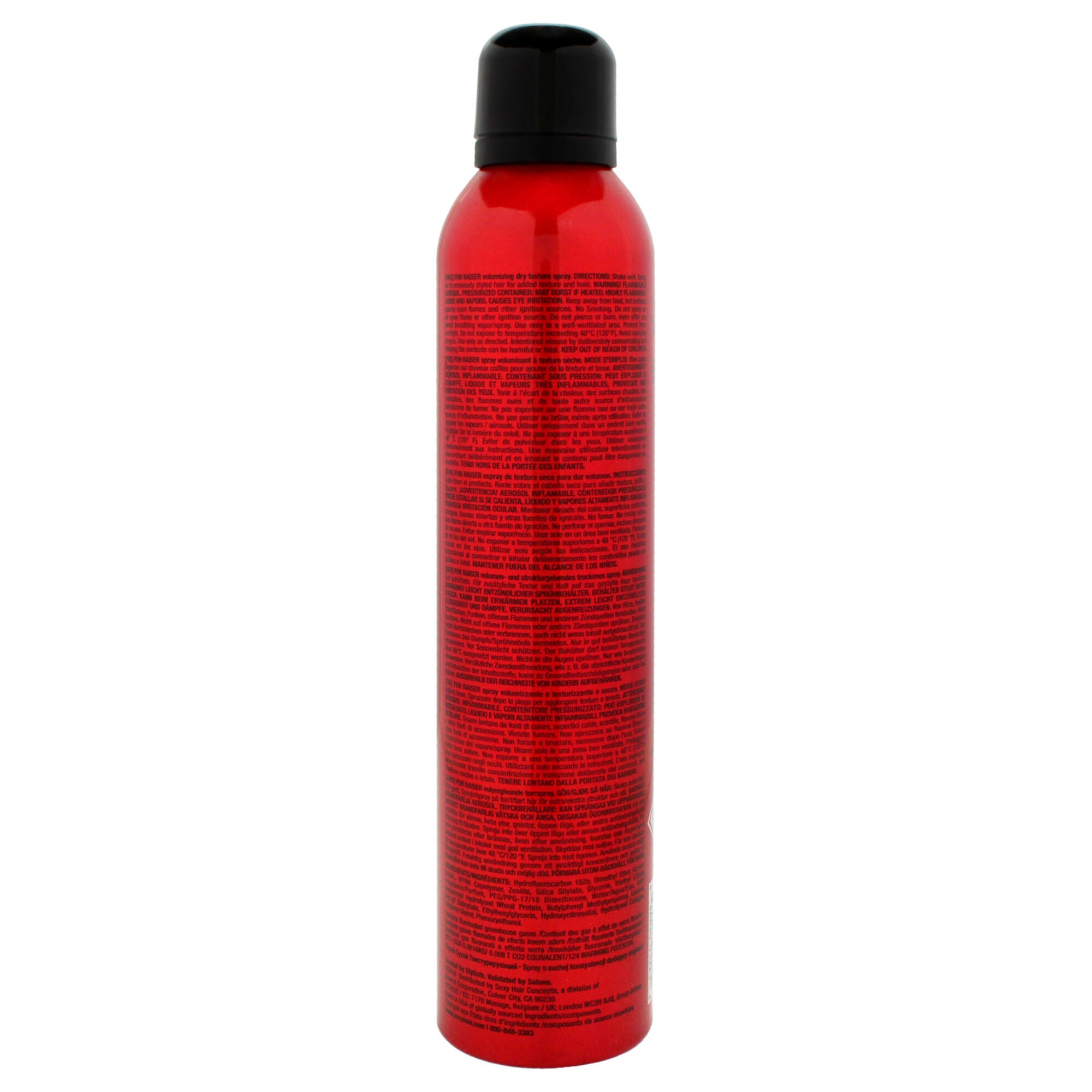 Big Fun Raiser Volumizing Dry Texture Spray by Sexy Hair for Unisex - 8.5 oz Hair Spray, See Description, alternate image number 2