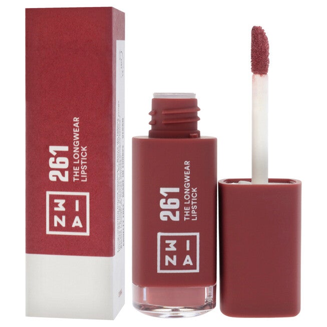 The Longwear Lipstick - 261 Dark Nude by 3INA for Women - 0.20 oz Lipstick, See Description, alternate image number 2