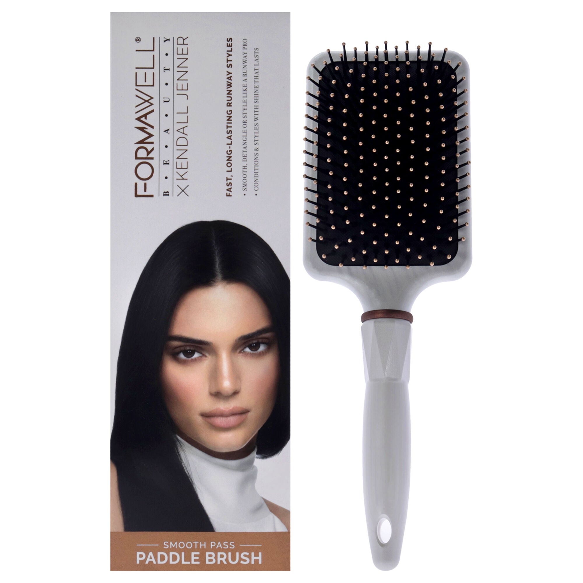 Beauty X Kendall Jenner Smooth Pass Paddle Brush by Kendall Jenner for Unisex - 1 Pc Hair Brush, See Description, hi-res image number 0