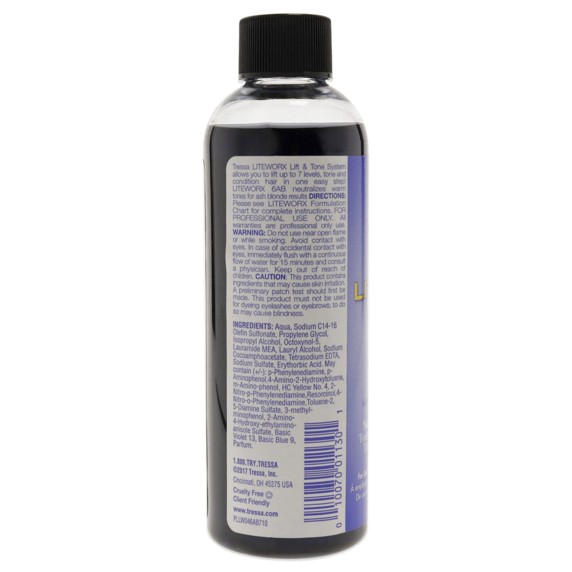 Liteworx Toner - 6AB Ash Blue by Tressa for Unisex - 4 oz Toner, See Description, alternate image number 1