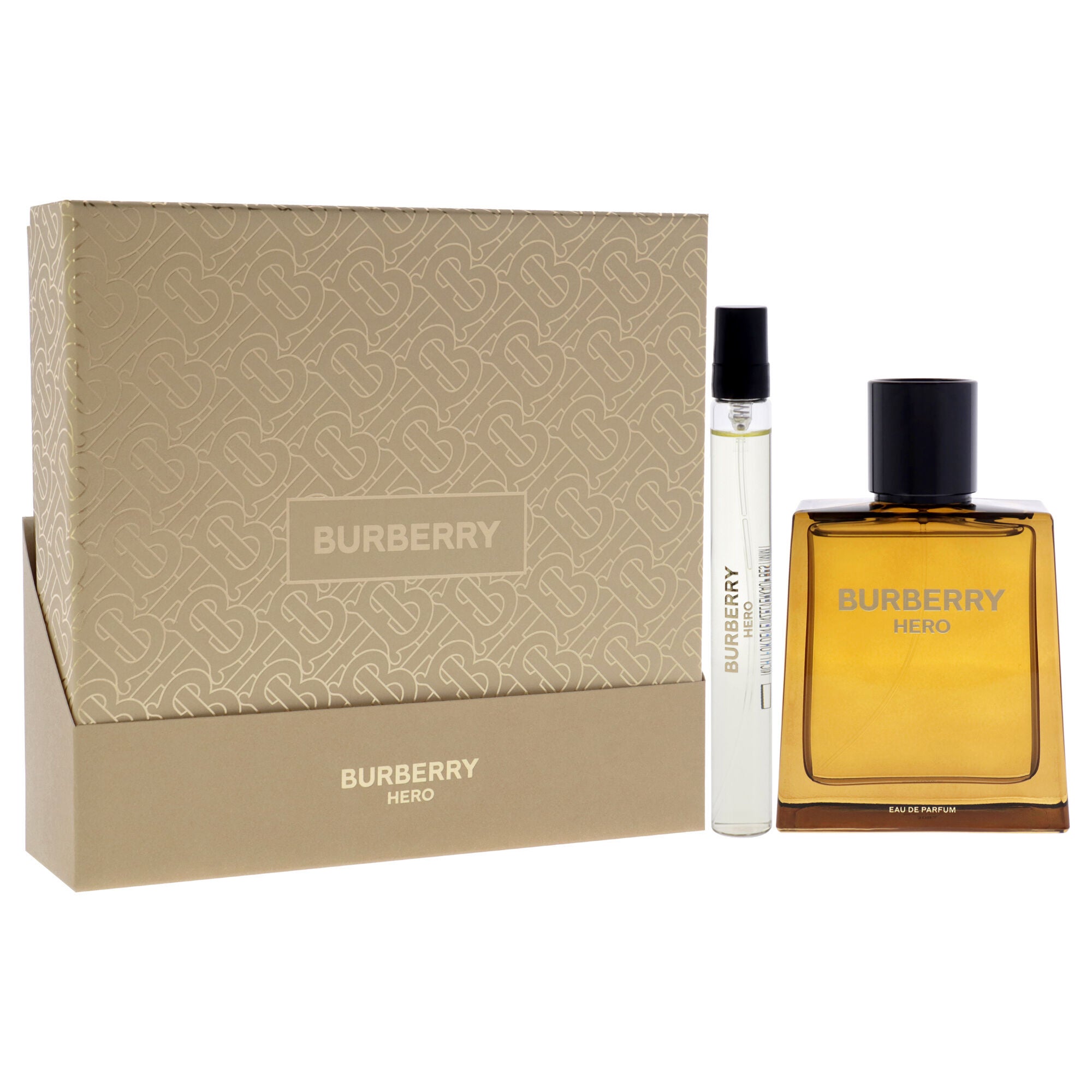 Burberry Hero by Burberry for Men - 2 Pc 3.3oz EDP Spray, 0.33oz EDP Travel Spray, See Description, alternate image number 2