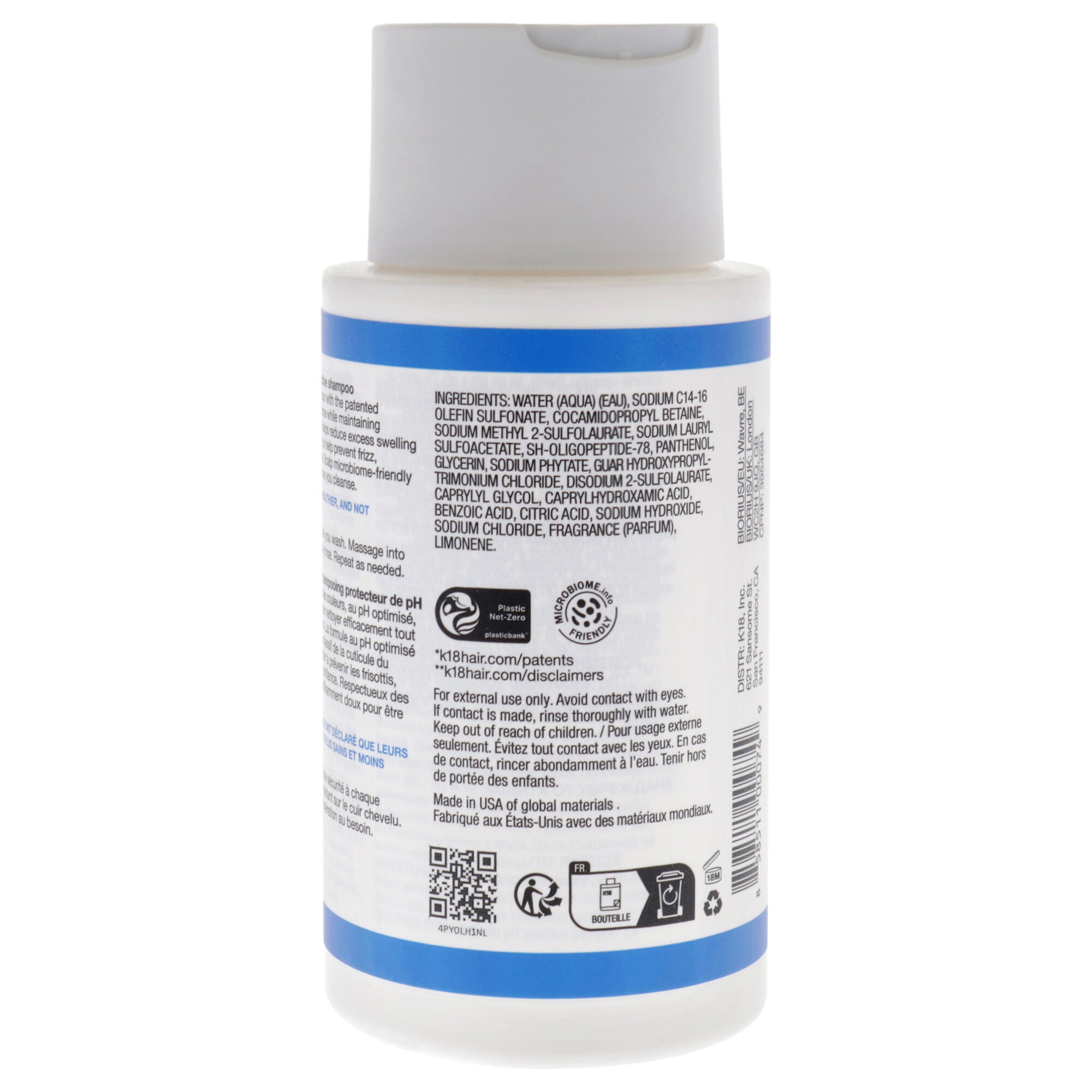 Damage Shield PH Protective Shampoo by K18 Hair for Unisex - 8.5 oz Shampoo, See Description, alternate image number 2