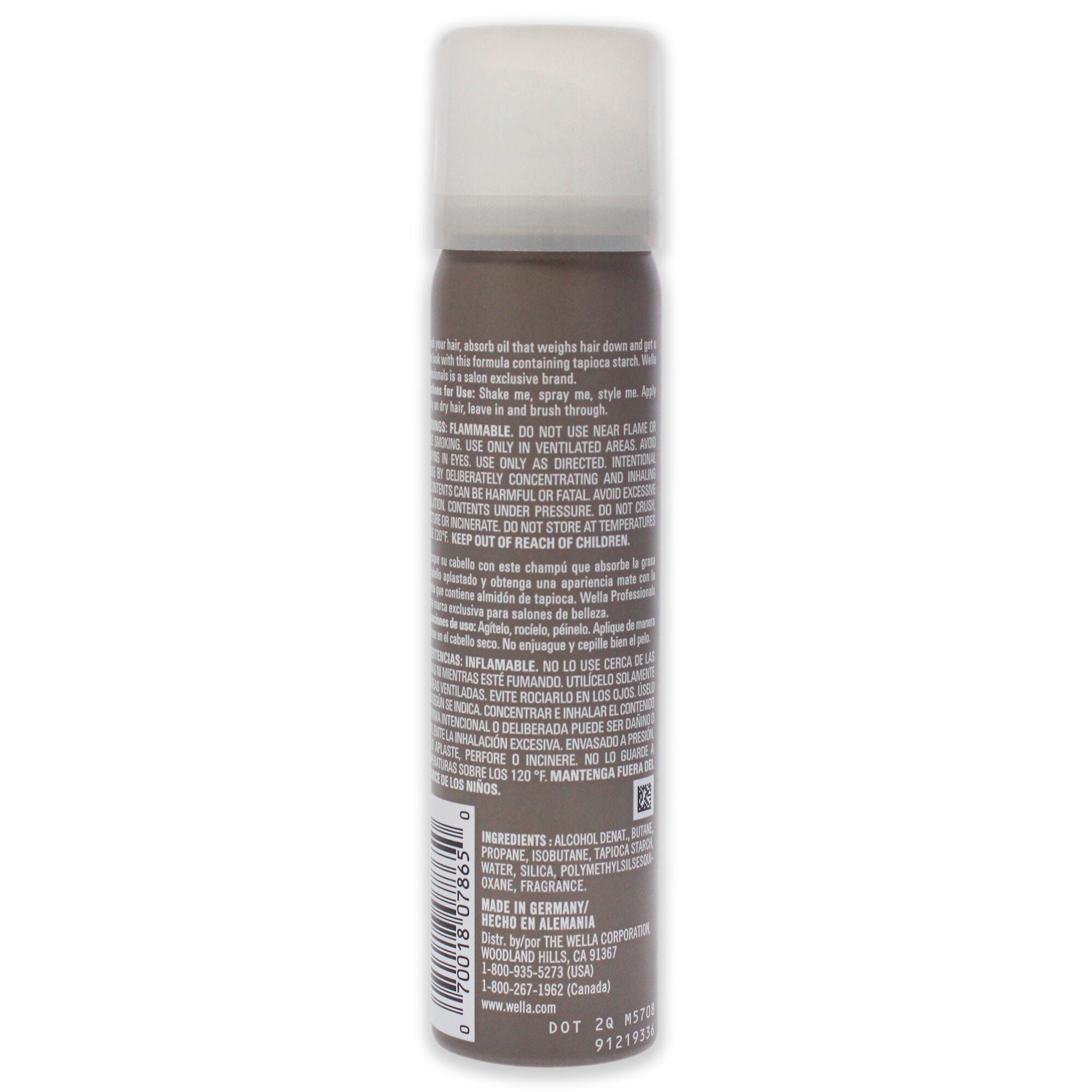 EIMI Dry Me Shampoo by Wella for Unisex - 1.52 oz Dry Shampoo, See Description, alternate image number 1