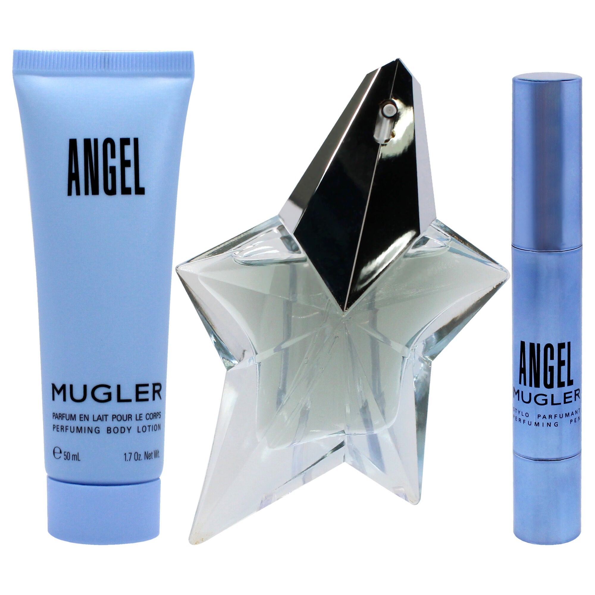 Angel by Thierry Mugler for Women - 3 Pc Gift Set 0.8oz EDP Spray, 0.1oz Perfuming Pen, 1.7oz Body Lotion, See Description, alternate image number 4