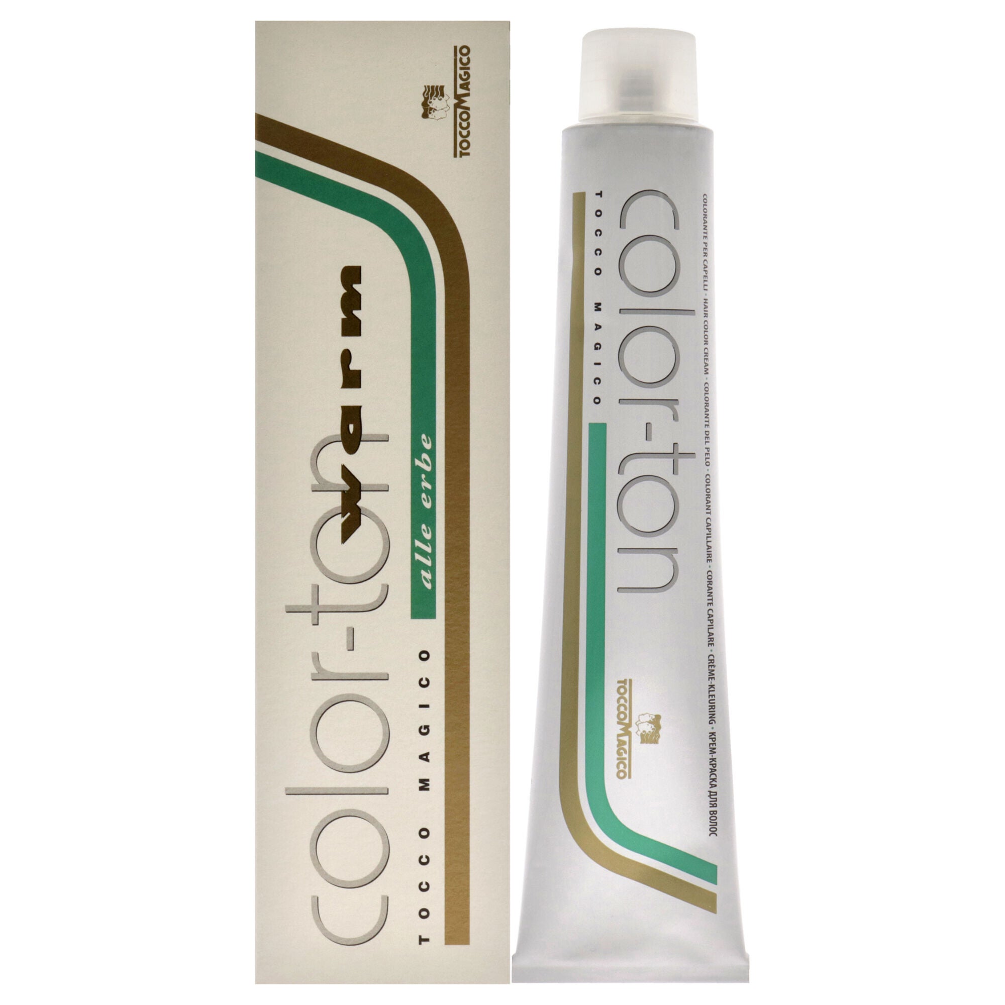 Color-Ton Permanent Hair Color - 9NW-9.03 Very Light Warm Blond by Tocco Magico for Unisex - 3.38 oz Hair Color, Brown, hi-res image number 0