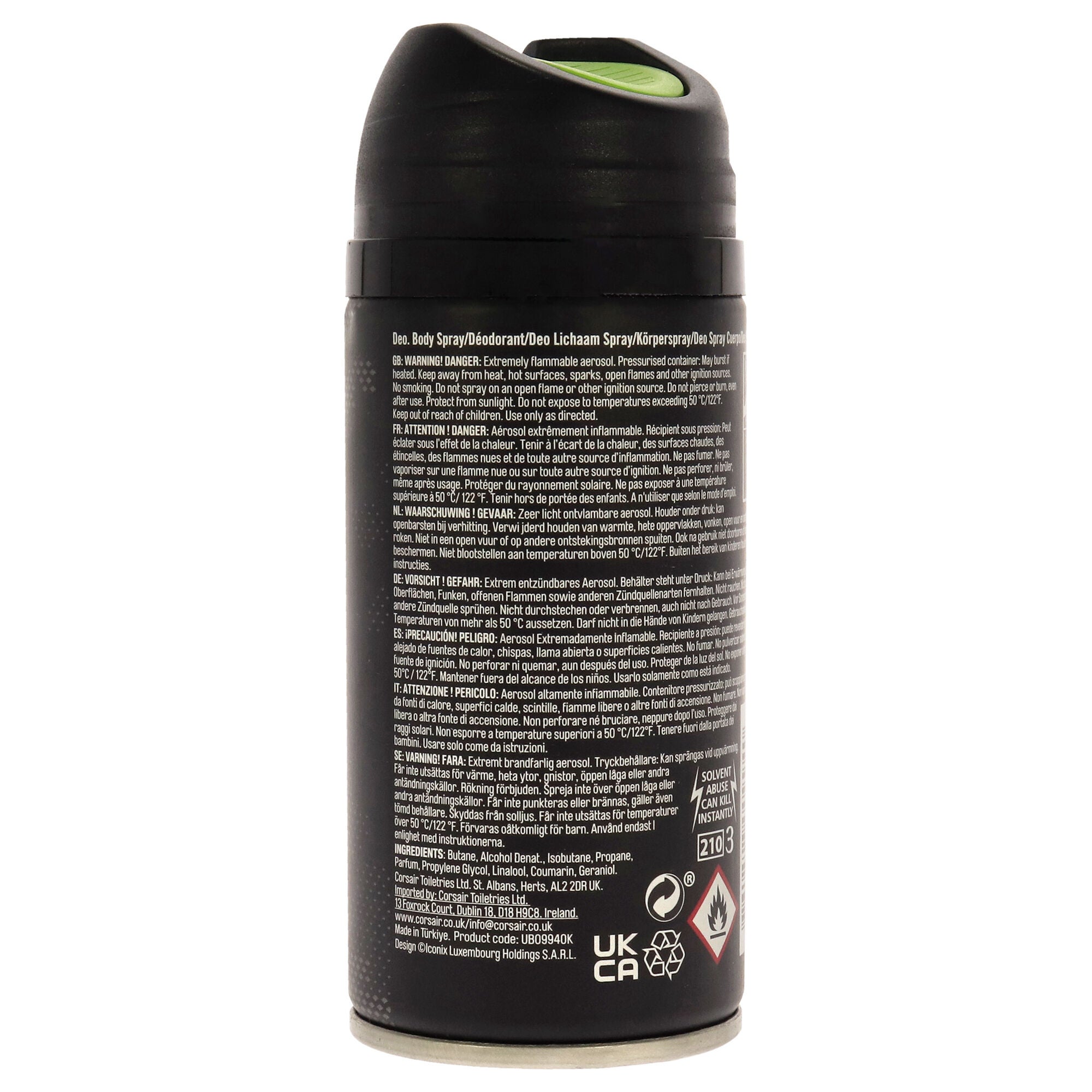 Action Deodorant Body Spray by Umbro for Unisex - 5 oz Deodorant Spray, Clear, alternate image number 1