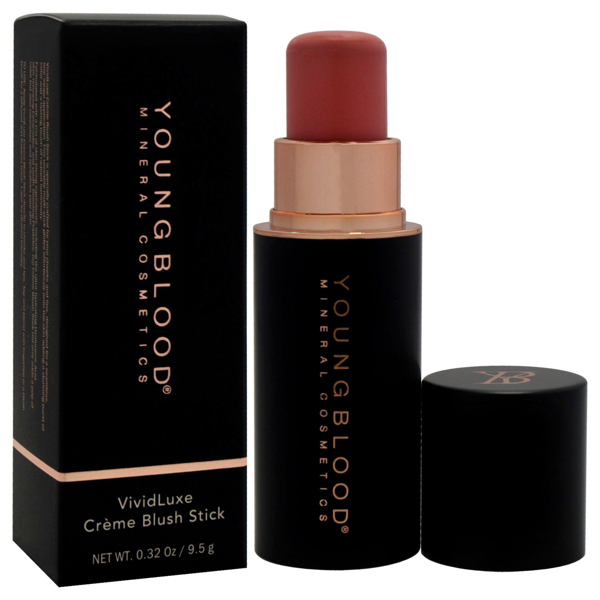 VividLuxe Creme Blush Stick - Pink Prosecco by Youngblood for Women - 0.32 oz Blush, See Description, alternate image number 2