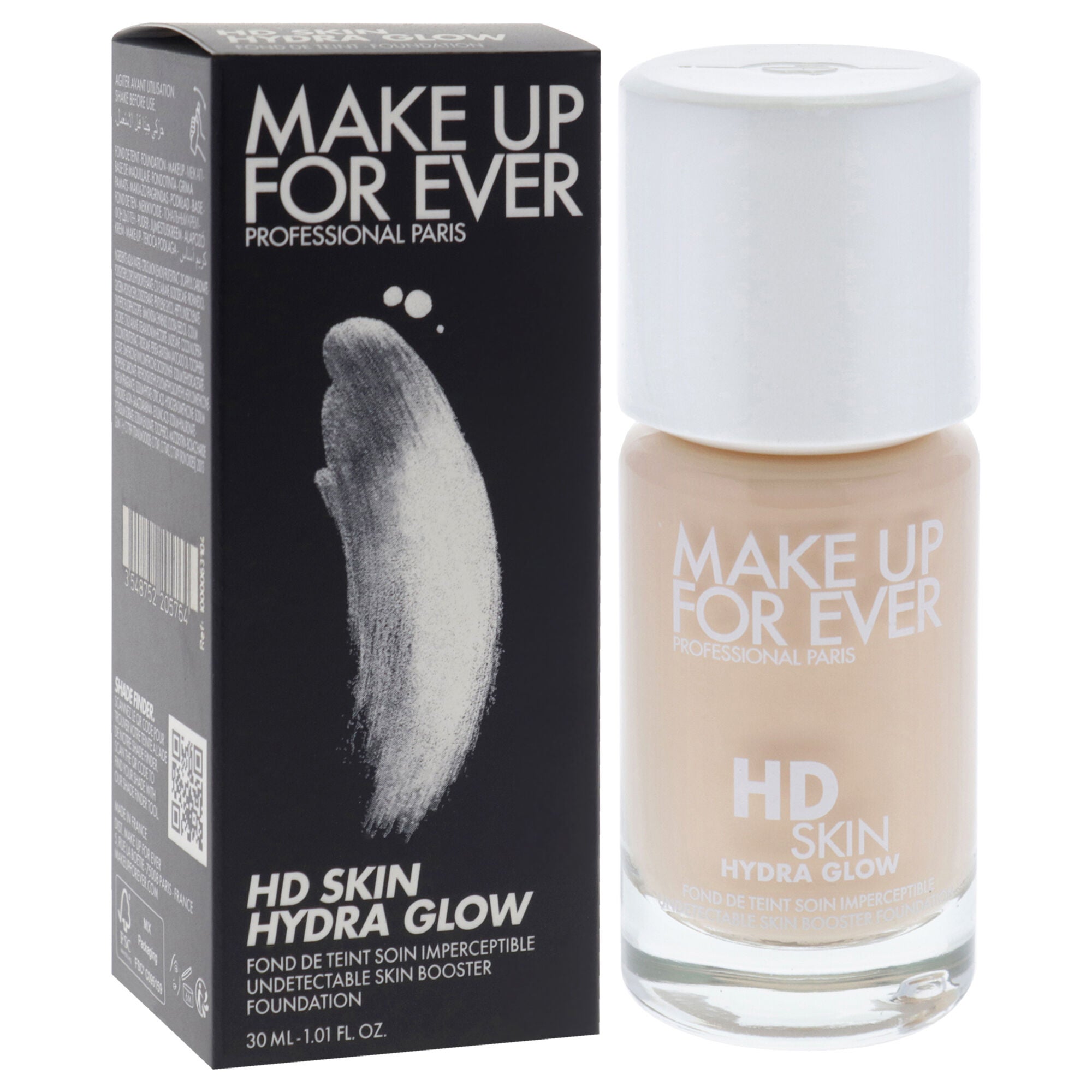 HD Skin Hydra Glow - 1Y04 Warm Alabaster by Make Up For Ever for Women - 1 oz Foundation, Beige, alternate image number 1