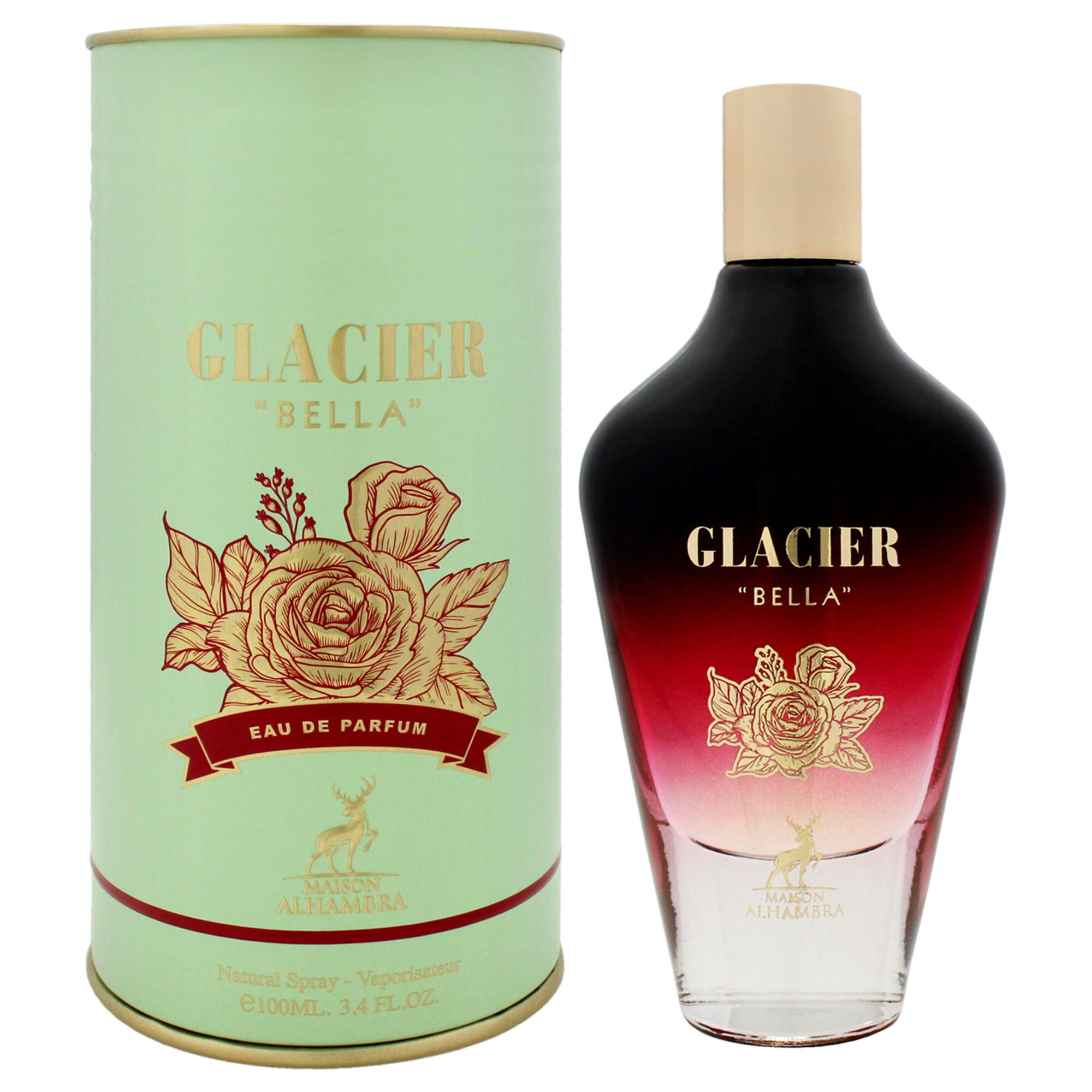 Glacier - Bella by Maison Alhambra for Unisex - 3.4 oz EDP Spray, Clear, hi-res image number 0