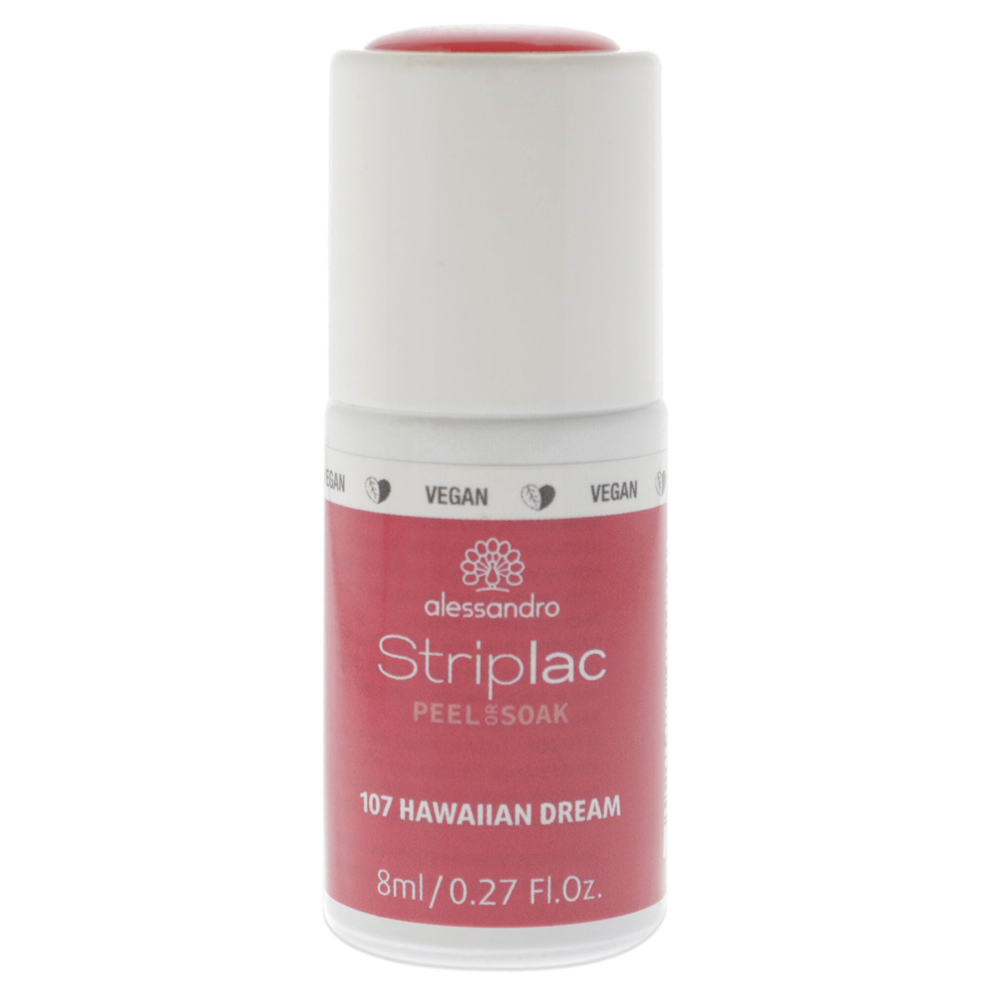 Striplac Peel or Soak - 107 Hawaiian Dream by Alessandro for Women - 0.27 oz Nail Polish, See Description, hi-res image number 0