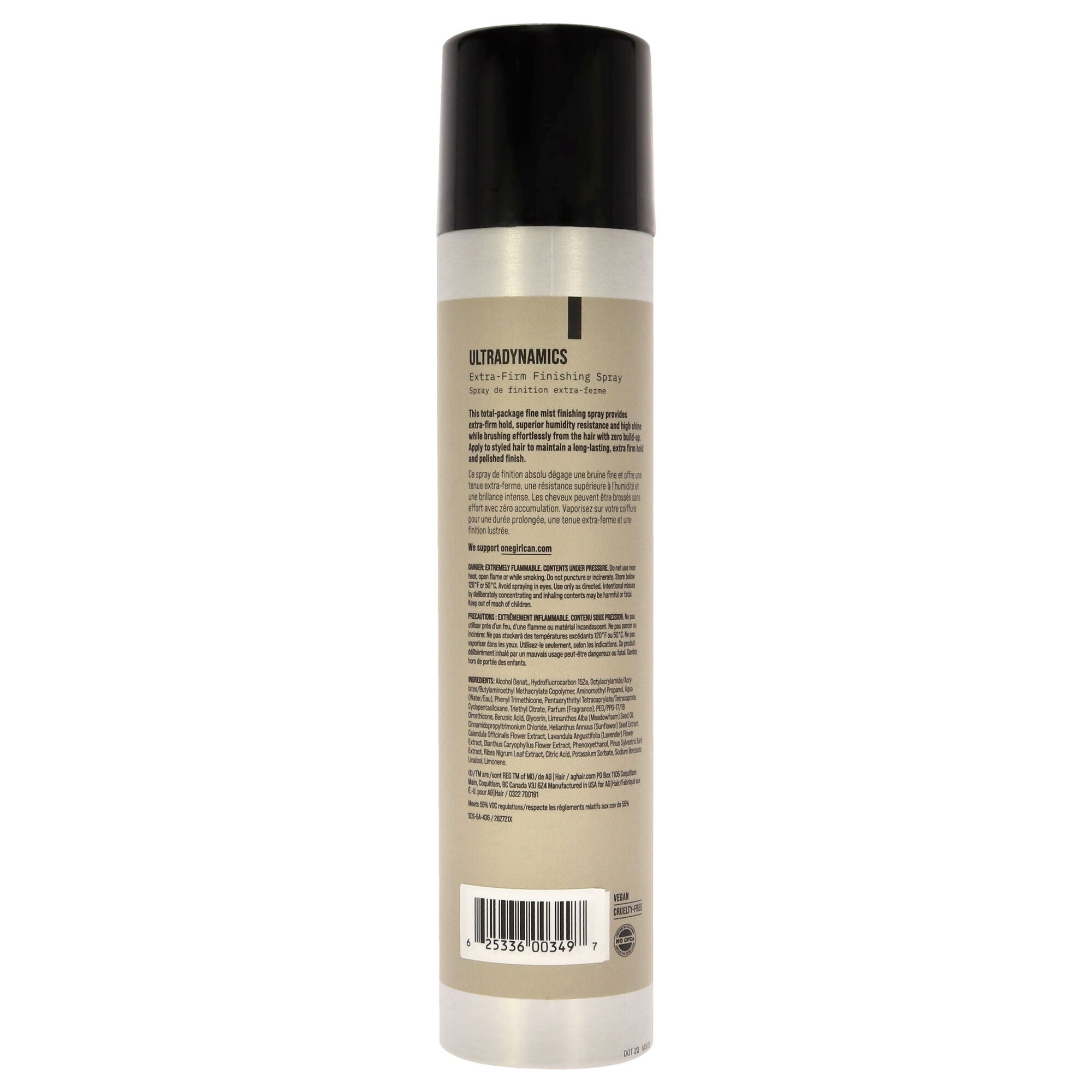 Ultradynamics Extra-Firm Finishing Spray by AG Hair Cosmetics for Unisex - 10 oz Hairspray, , alternate image number 5