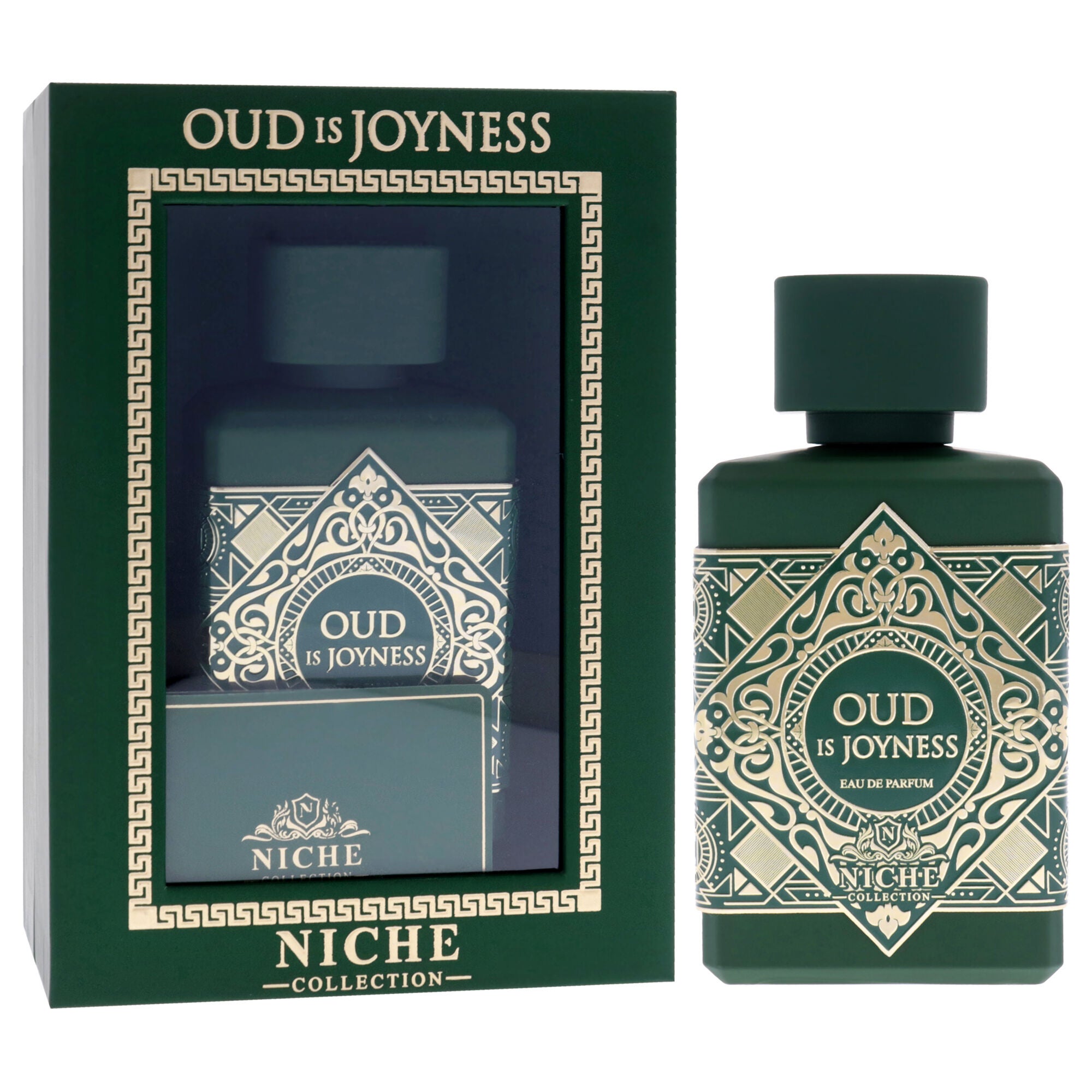 Niche Collection - Oud Is Joyness by Khalis for Men - 3.4 oz EDP Spray, Clear, alternate image number 2