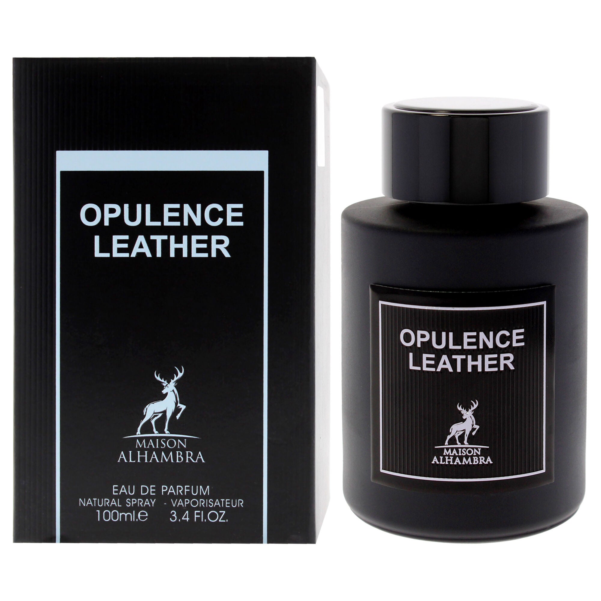 Opulence Leather by Maison Alhambra for Men - 3.4 oz EDP Spray, See Description, alternate image number 3