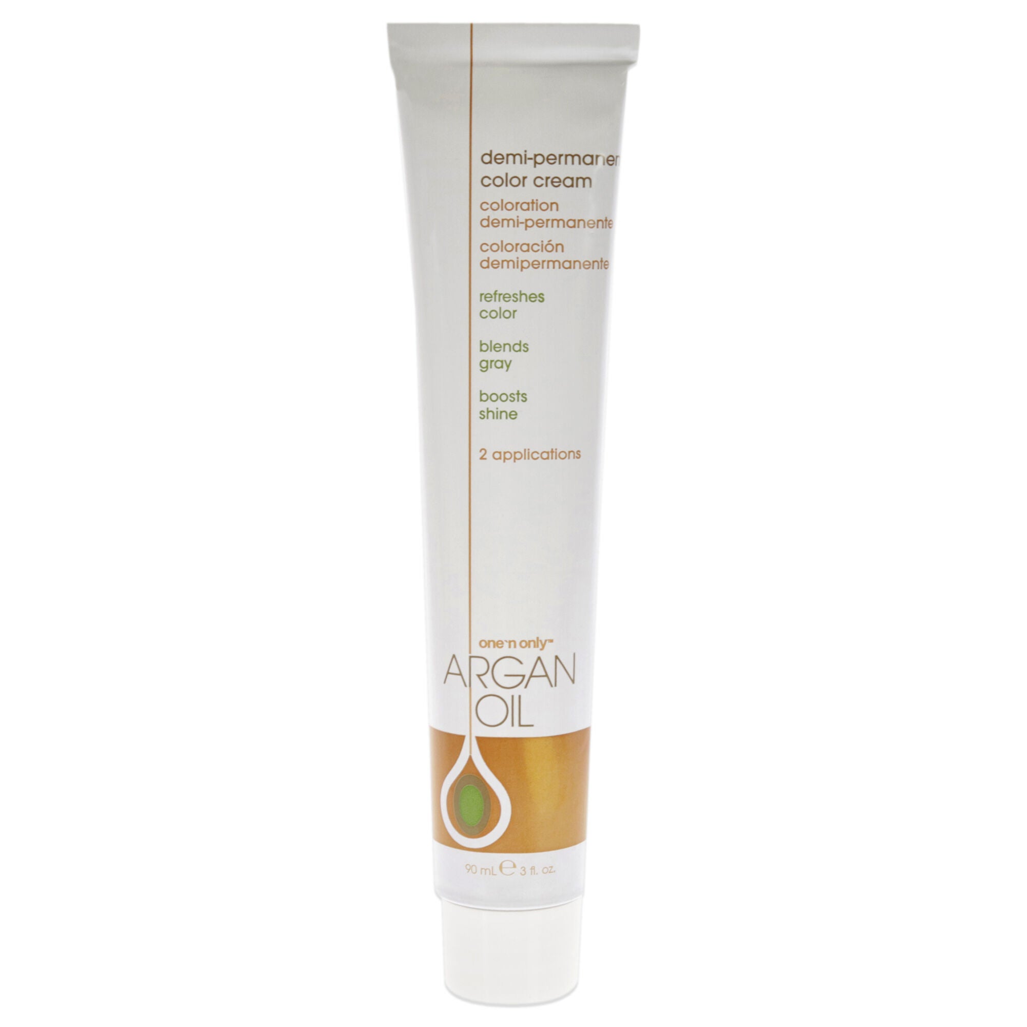 Argan Oil Demi-Permanent Color Cream - 5CH Light Chocolate Brown by One n Only for Unisex - 3 oz Hair Color, See Description, alternate image number 3