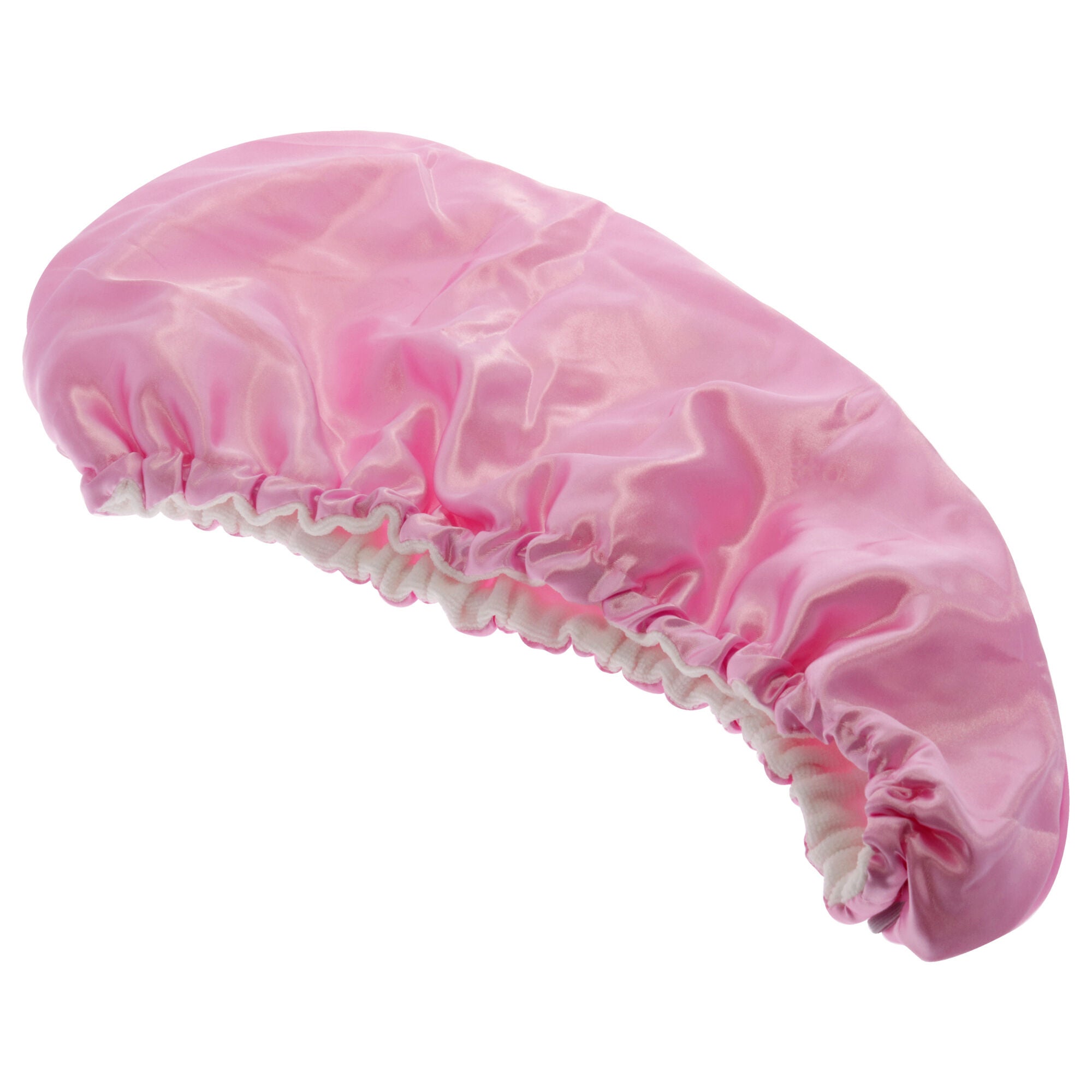 Very Necessary Satin Hair Towel - Pink by Aria Beauty for Women - 1 Pc Towel, See Description, alternate image number 4