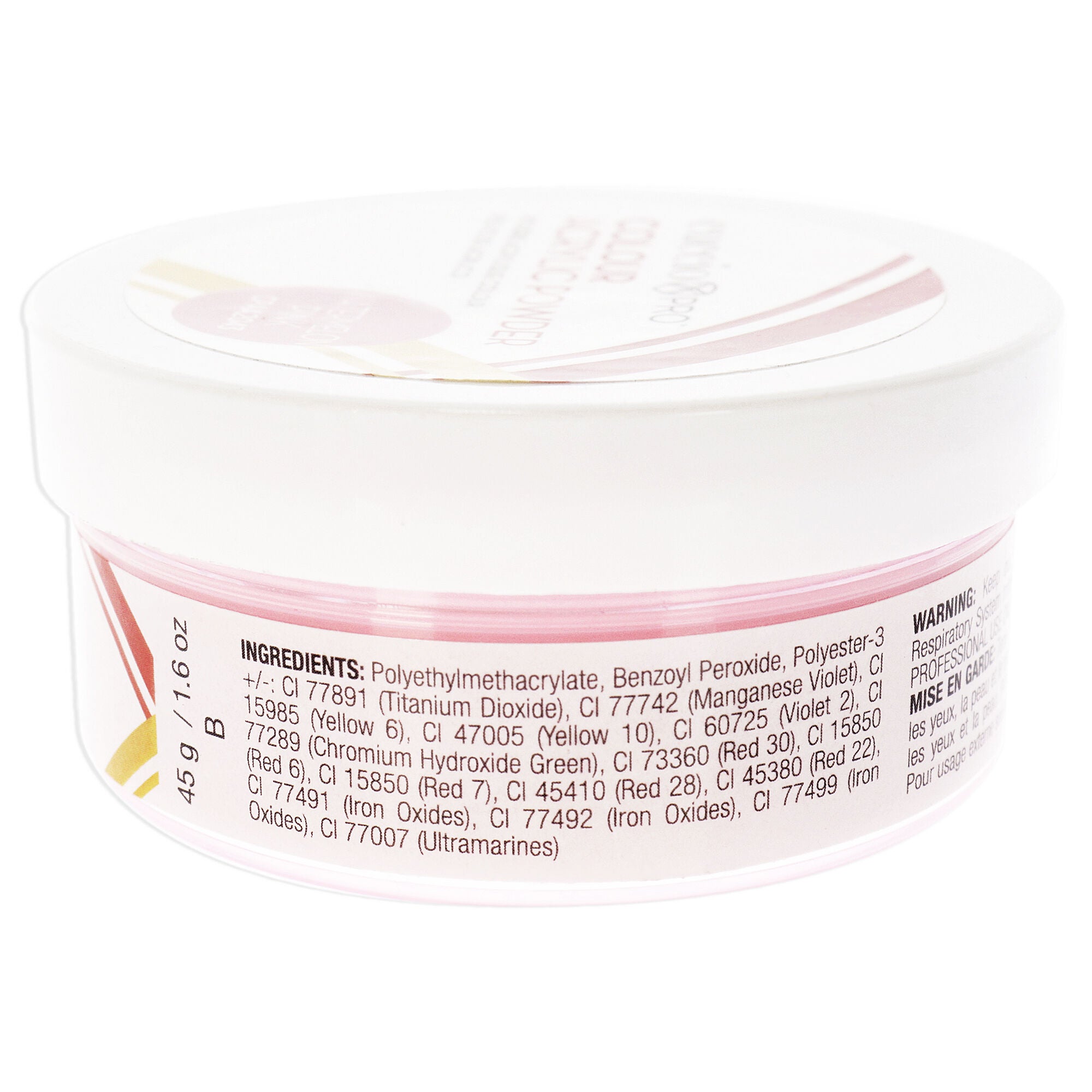 Colour Acrylic Powder - Watermelon Pink by Cuccio Pro for Women - 1.6 oz Acrylic Powder, See Description, alternate image number 1