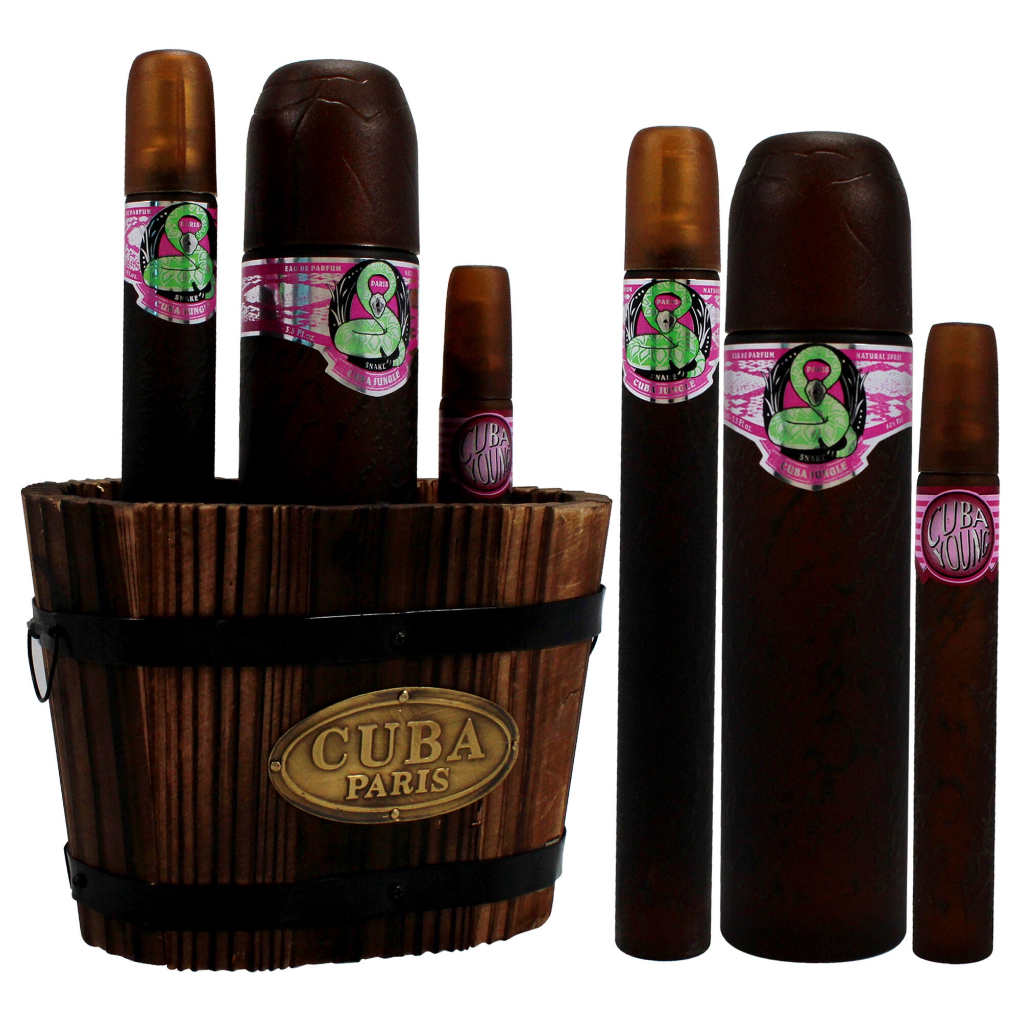 Cuba Jungle Snake by Cuba for Women - 3 Pc Gift Set 3.3oz EDP Spray, 1.17oz EDP Spray, 0.5oz EDP Spray, , alternate image number 6