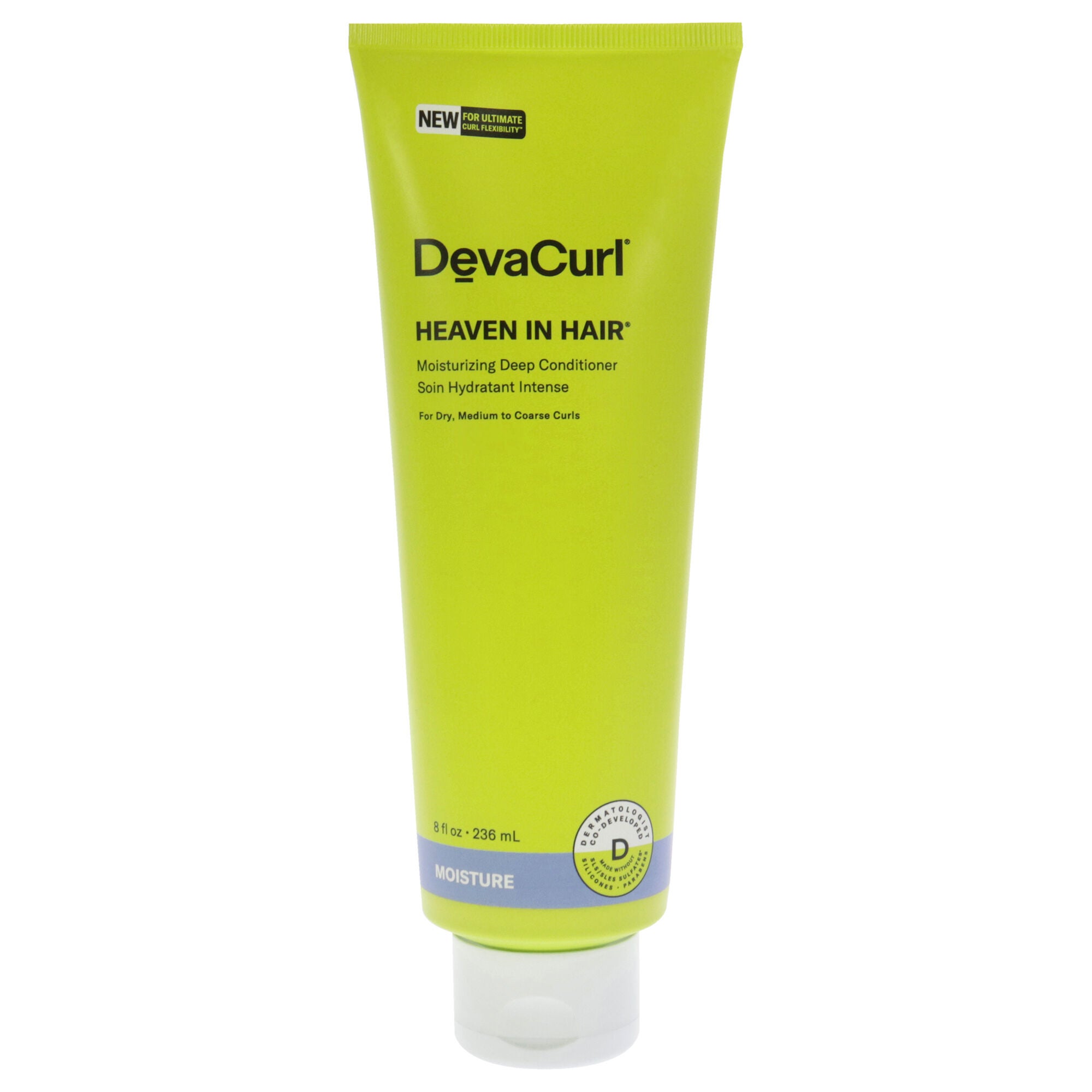 Heaven in Hair Moisturizing Deep Conditioner by DevaCurl for Unisex - 8 oz Conditioner, See Description, hi-res image number 0