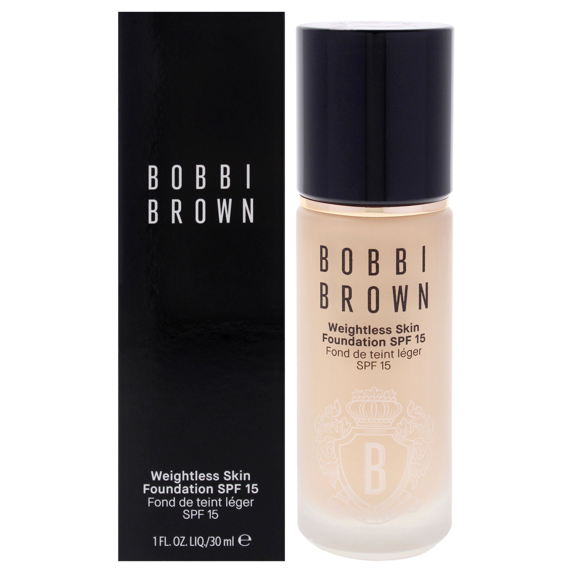Weightless Skin Foundation SPF 15 - N-030 Neutral Sand by Bobbi Brown for Women - 1 oz Foundation, Brown, hi-res image number 0