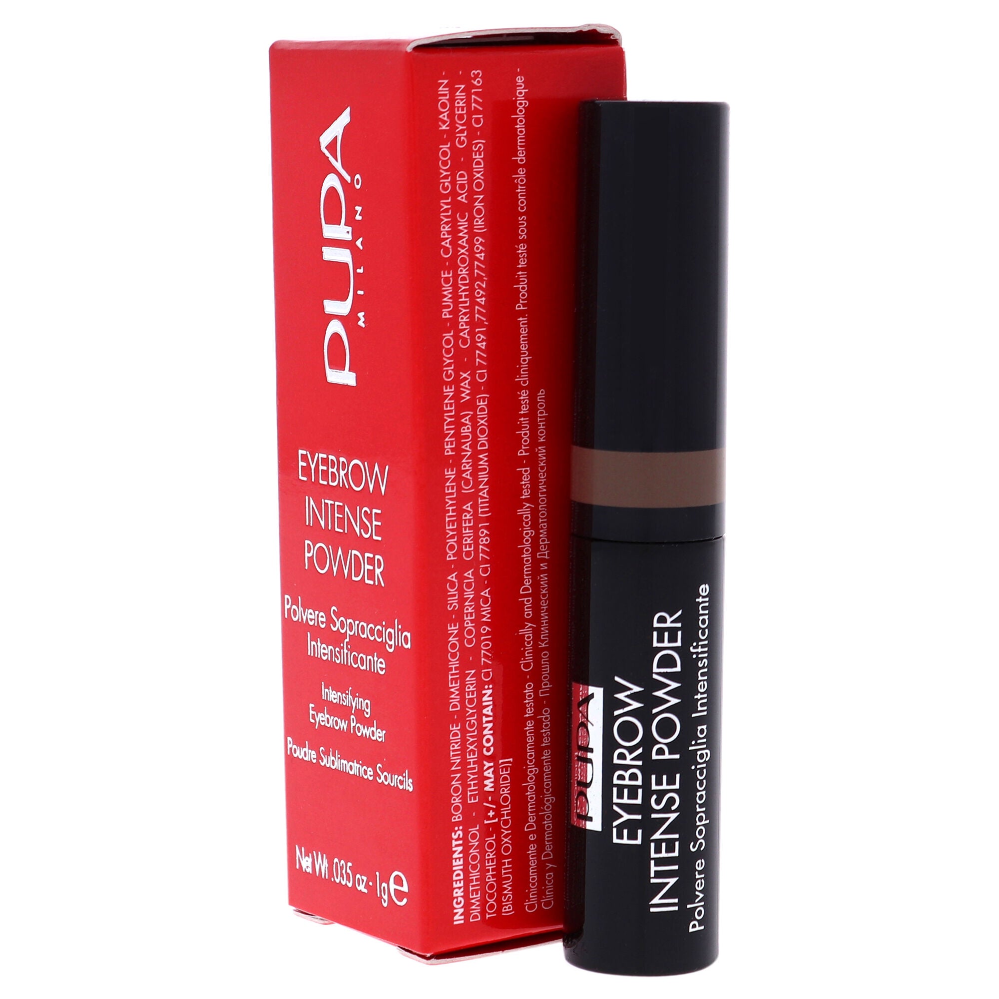 Eyebrow Intense Powder - 002 Brown by Pupa Milano for Women - 0.035 oz Eyebrow, See Description, alternate image number 2