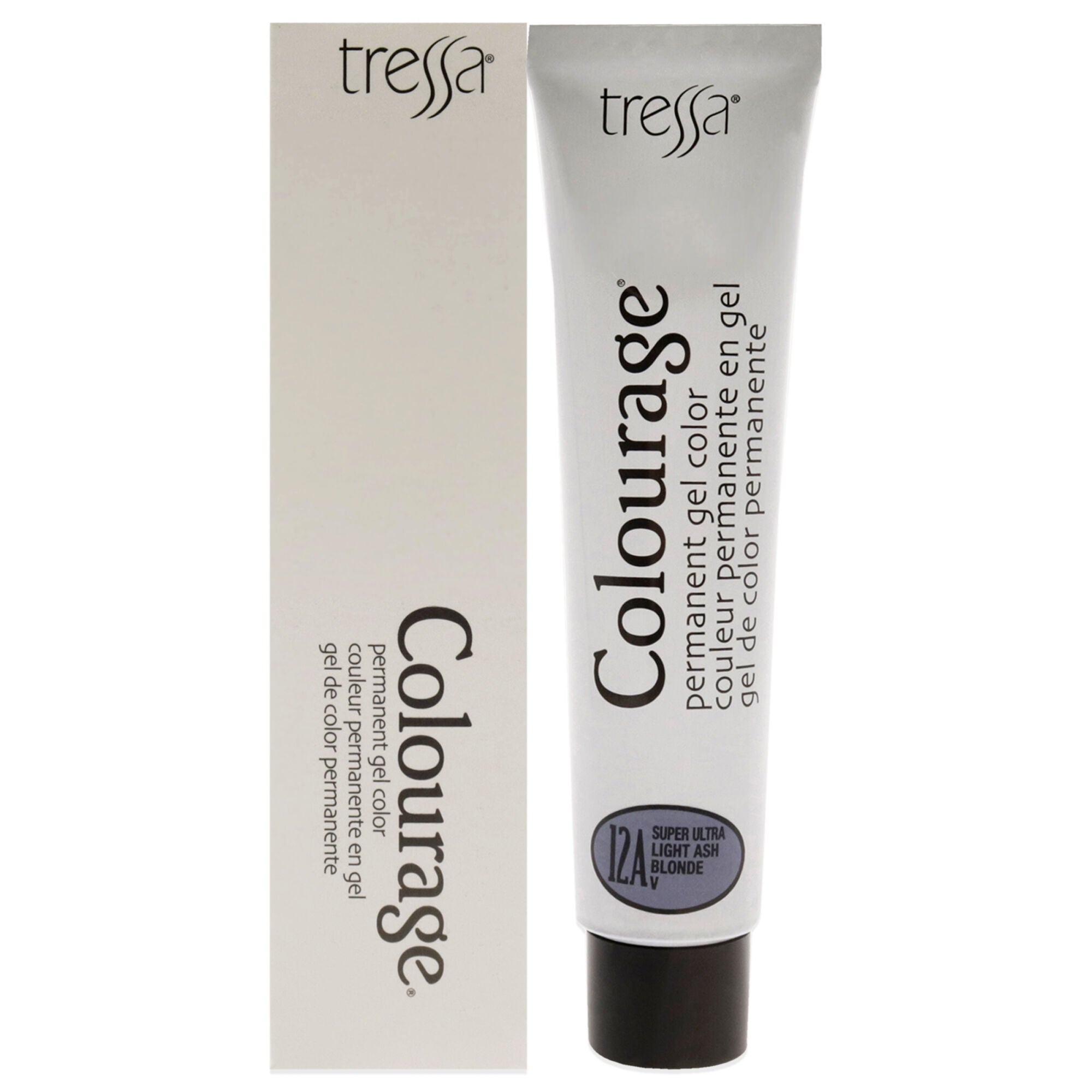 Colourage Permanent Gel Color - 12A Super Ultra Light Ash Blonde by Tressa for Unisex - 2 oz Hair Color, See Description, hi-res image number 0