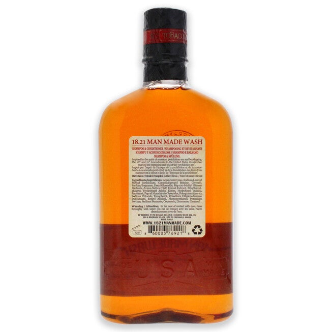 Man Made Wash - Sweet Tobacco by 18.21 Man Made for Men - 18 oz 3-In-1 Shampoo, Conditioner and Body Wash, NA, alternate image number null
