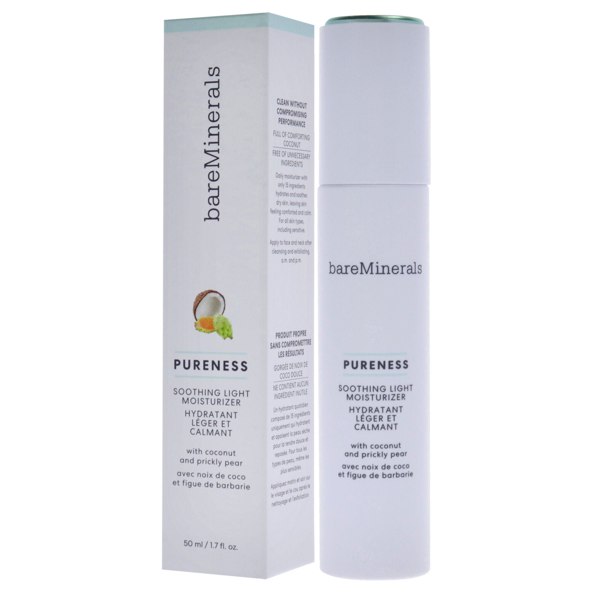 Pureness Soothing Light Moisturizer by bareMinerals for Unisex - 1.7 oz Moisturizer, , alternate image number 8