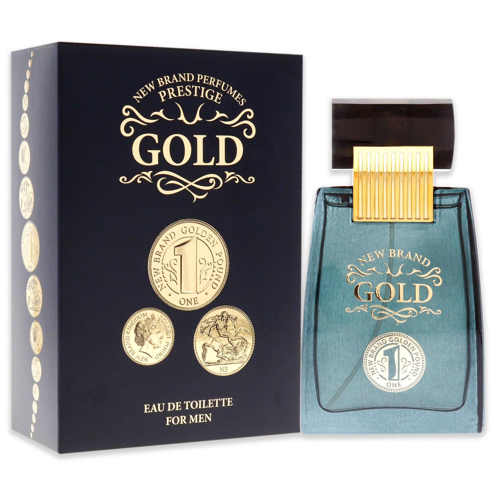 Gold by New Brand for Men - 3.3 oz EDT Spray, , alternate image number 6