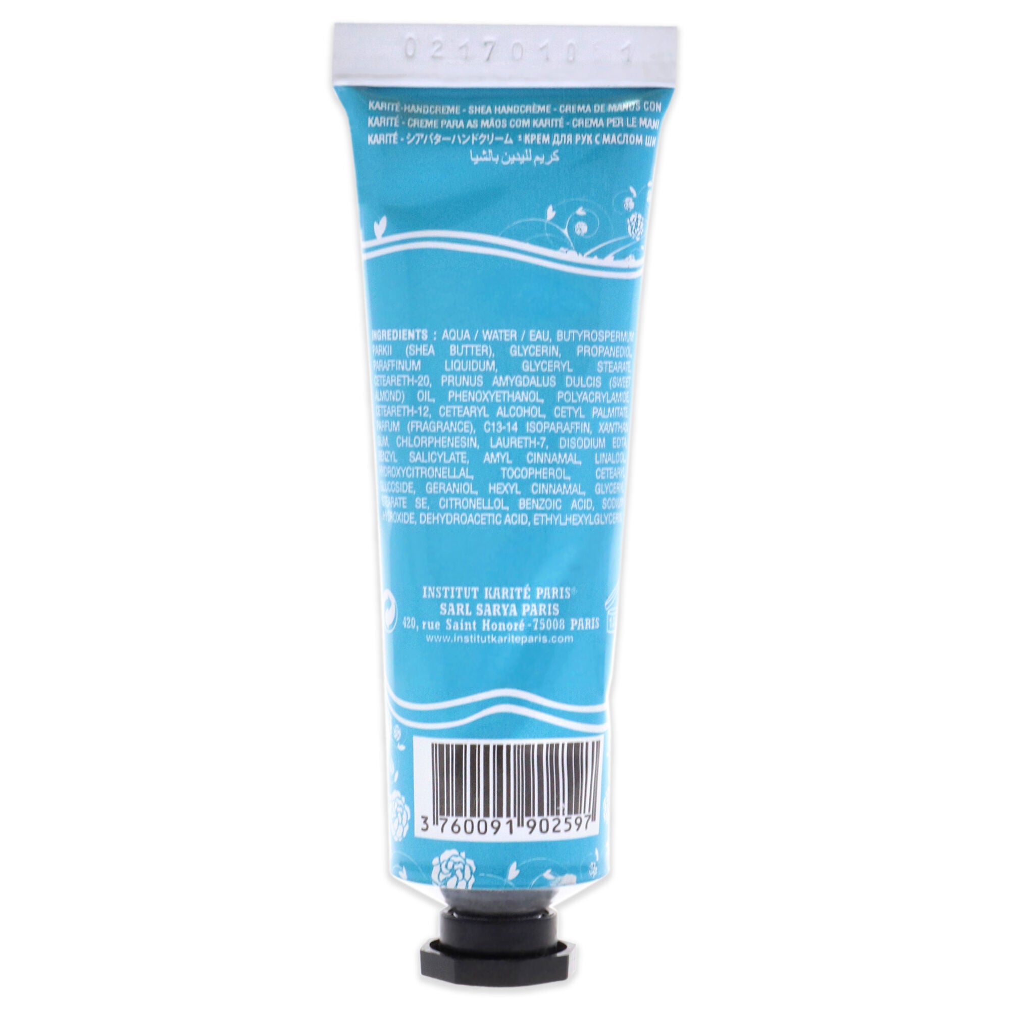 Paris Shea Hand Cream So Elegant - Gardenia by Institut Karite for Unisex - 1 oz Cream, See Description, alternate image number 2