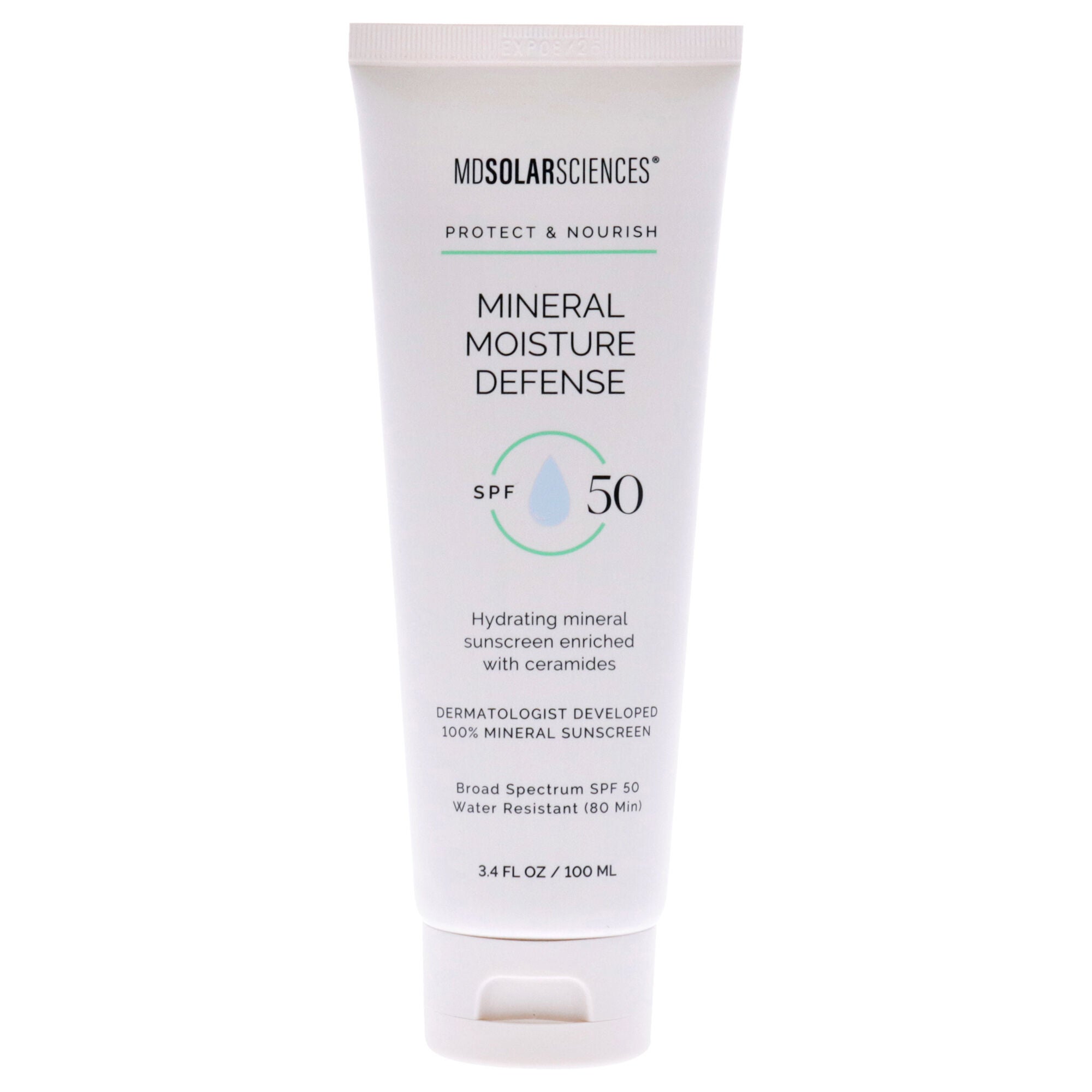 Mineral Moisture Defense SPF 50 by MDSolarSciences for Unisex - 3.4 oz Sunscreen, See Description, alternate image number 4