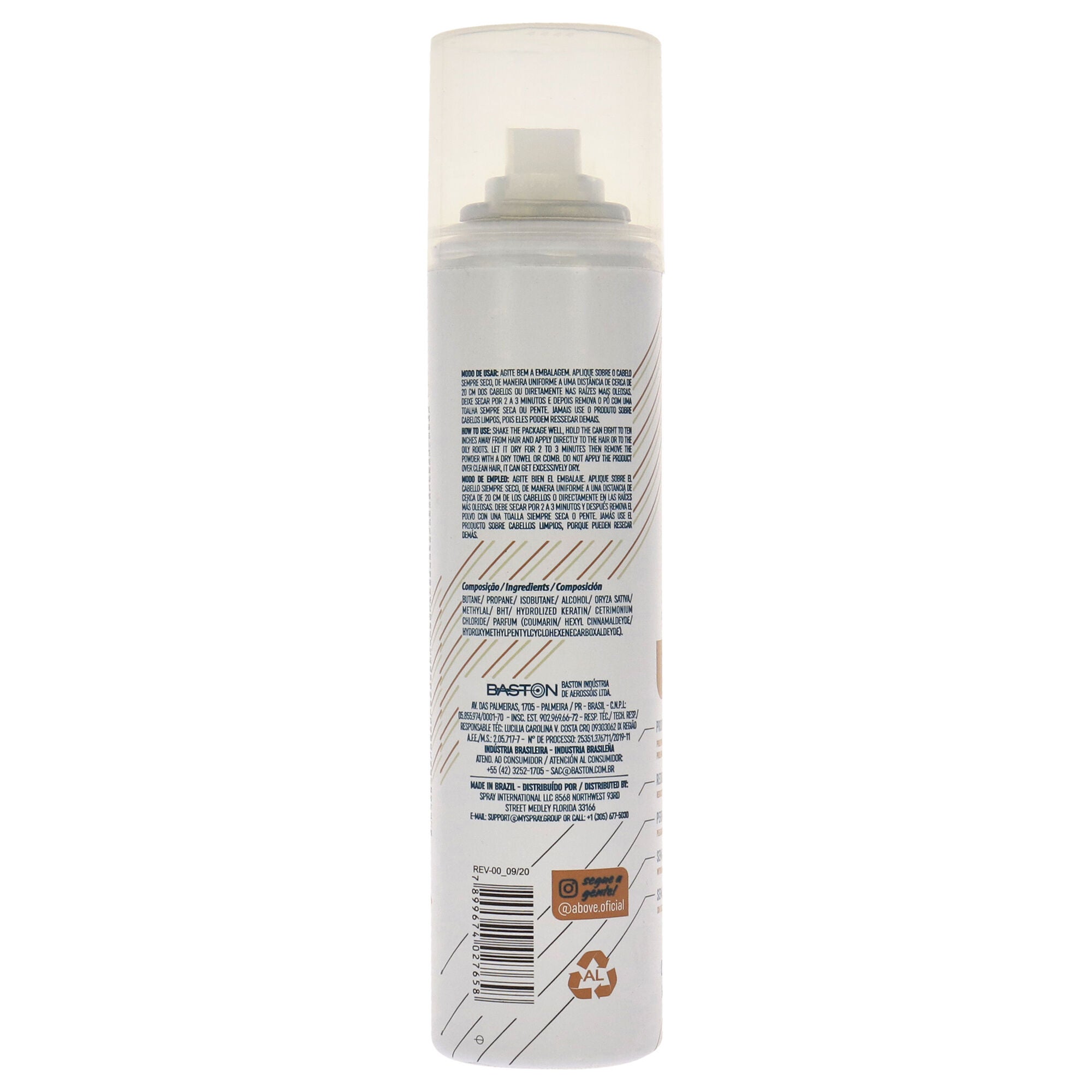 Dry Shampoo - Coconut by Above for Unisex - 3.17 oz Dry Shampoo, , alternate image number 3