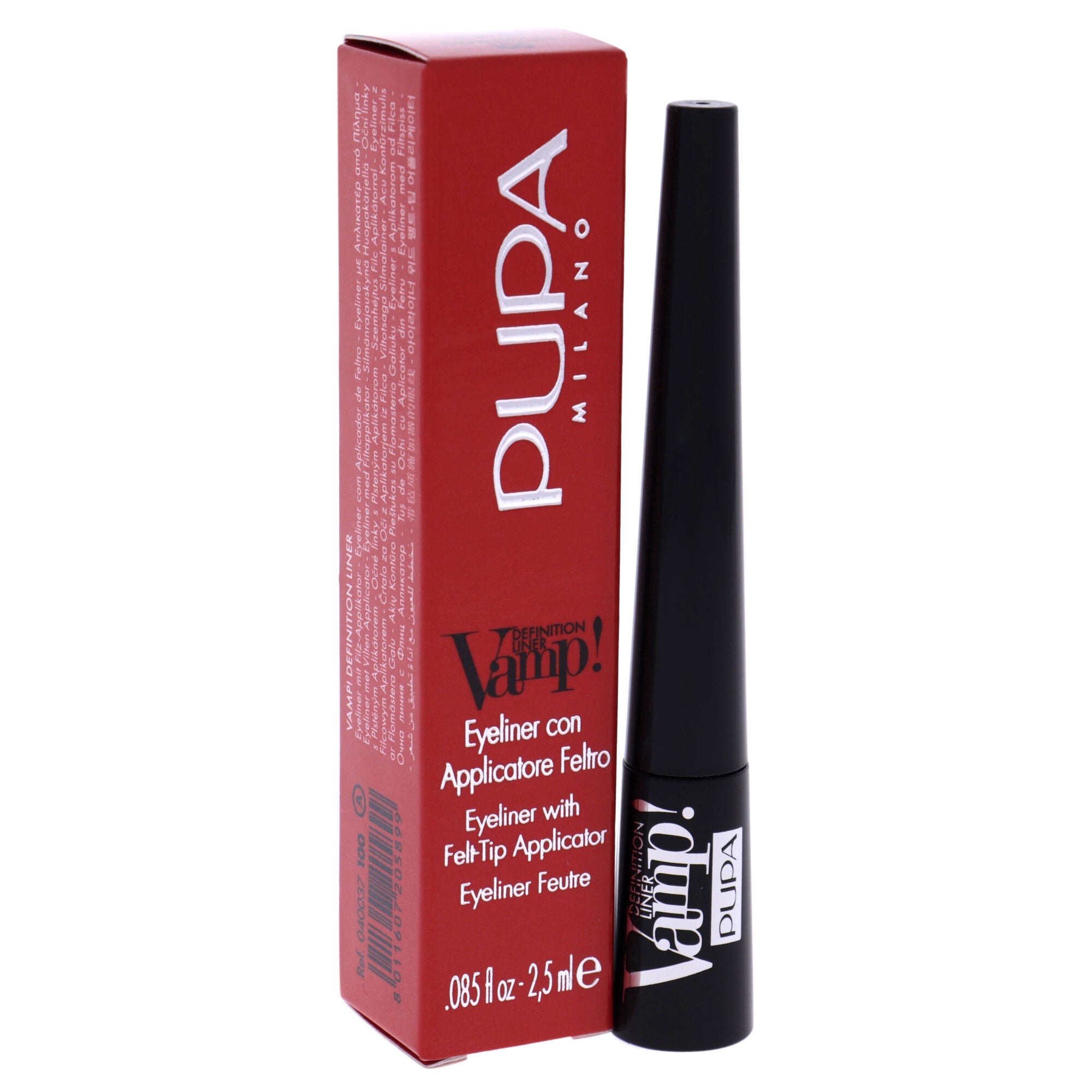 Vamp! Definition Liner - 100 Extra Black by Pupa Milano for Women - 0.85 oz Eyeliner, , alternate image number 6