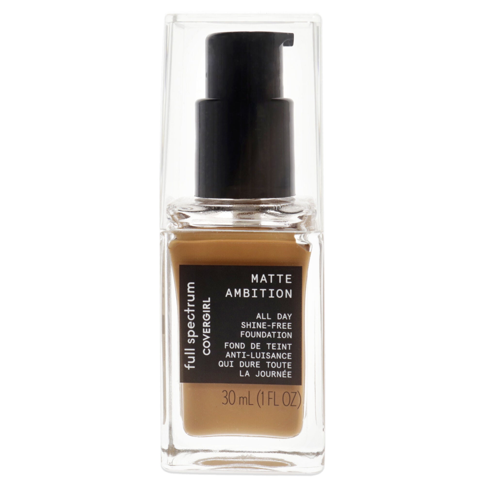 Full Spectrum Matte Ambition All Day Liquid Foundation - 1 Deep Golden by CoverGirl for Women - 1 oz Foundation, , alternate image number 3