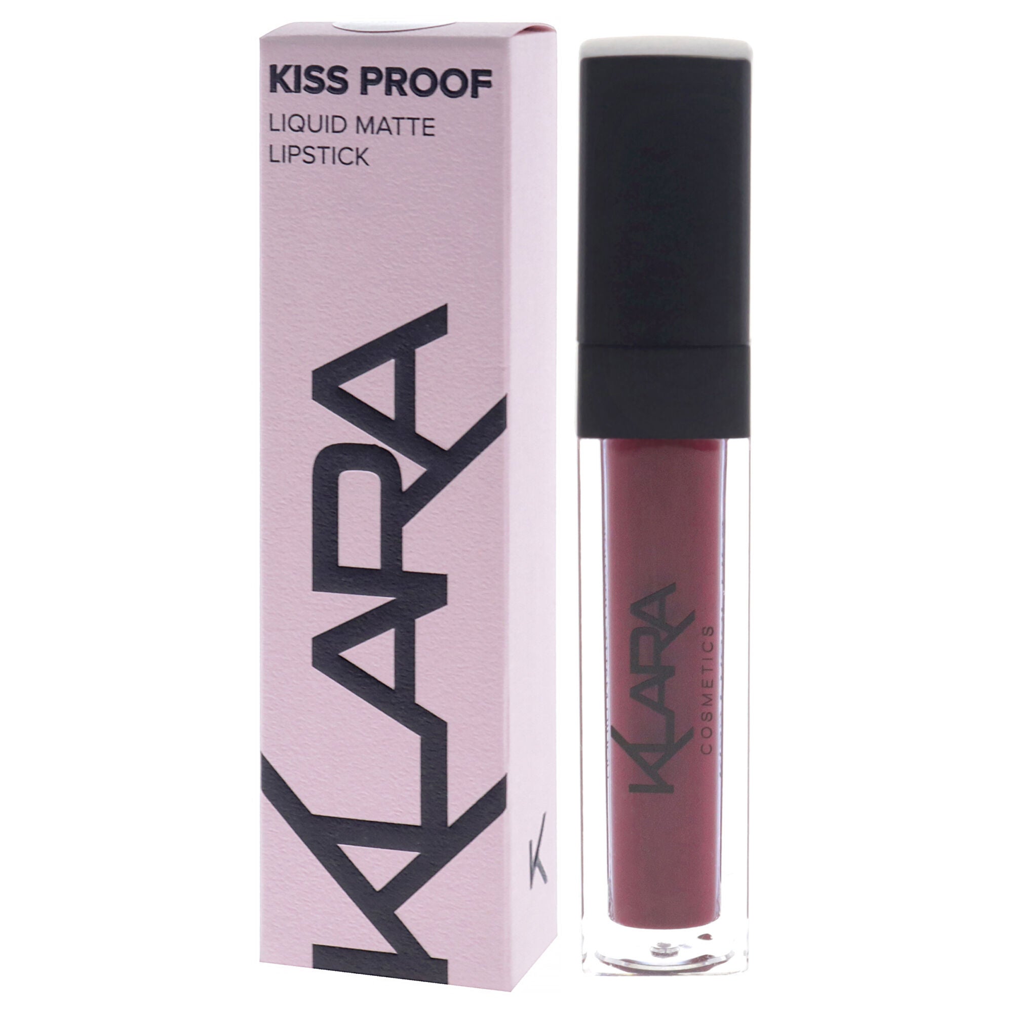 Kiss Proof Liquid Matte Lipstick - 16 Sexy Marsala by Klara for Women - 0.27 oz Lipstick, Red, alternate image number 4
