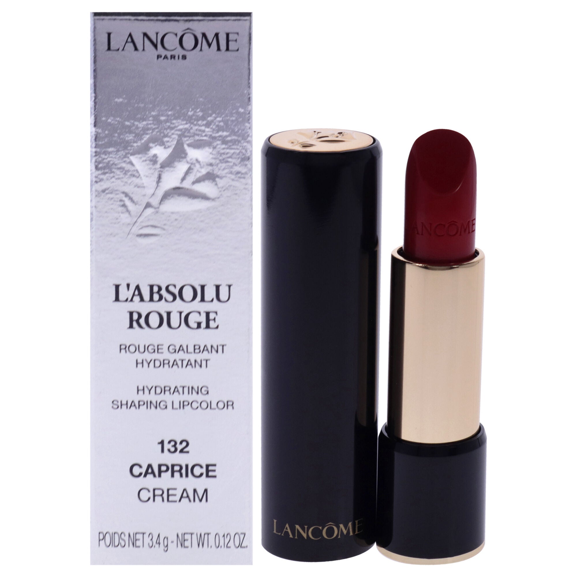 LAbsolu Rouge Hydrating Shaping Lipcolor - 132 Caprice Cream by Lancome for Women - 0.12 oz Lipstick, See Description, hi-res image number 0