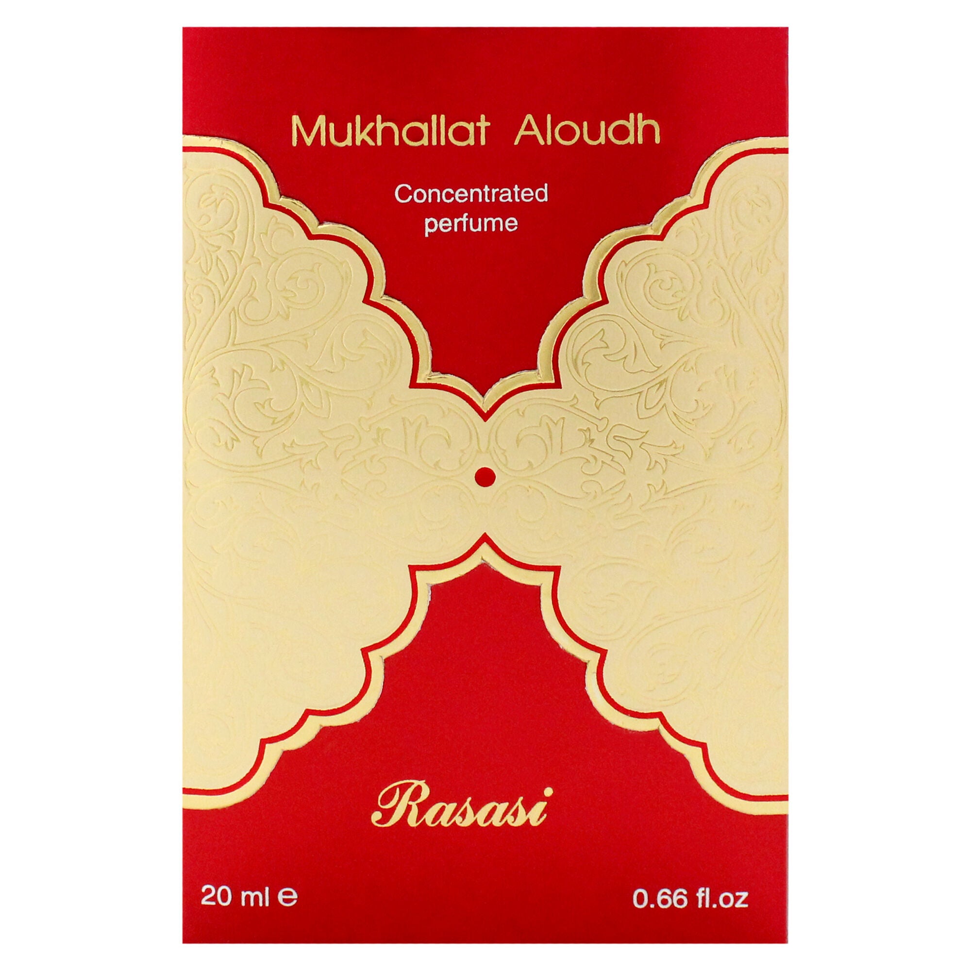 Mukhallat Aloudh by Rasasi for Unisex - 0.66 oz Concentrated Perfume Oil, Clear, alternate image number 2