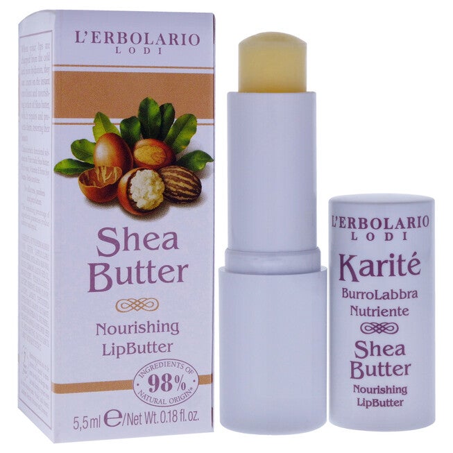 Nourishing Lips Butter - Shea Butter by LErbolario for Women - 0.18 oz Lip Balm, NA, alternate image number null