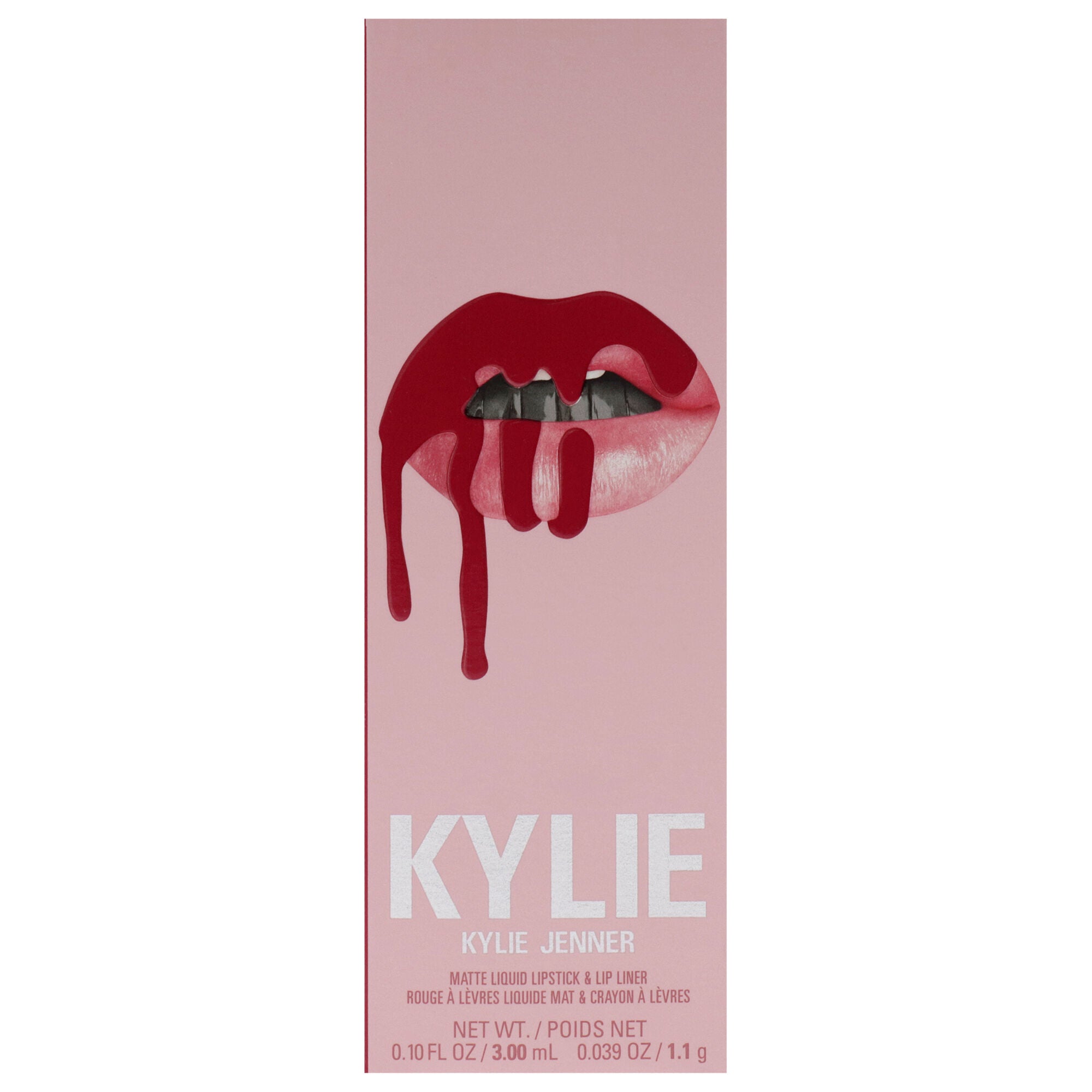 Matte Lip Kit - 503 Bad Lil Thing by Kylie Cosmetics for Women - 2 Pc 0.10oz Matte Liquid Lipstick, 0.039oz Lip Liner, Red, alternate image number 4
