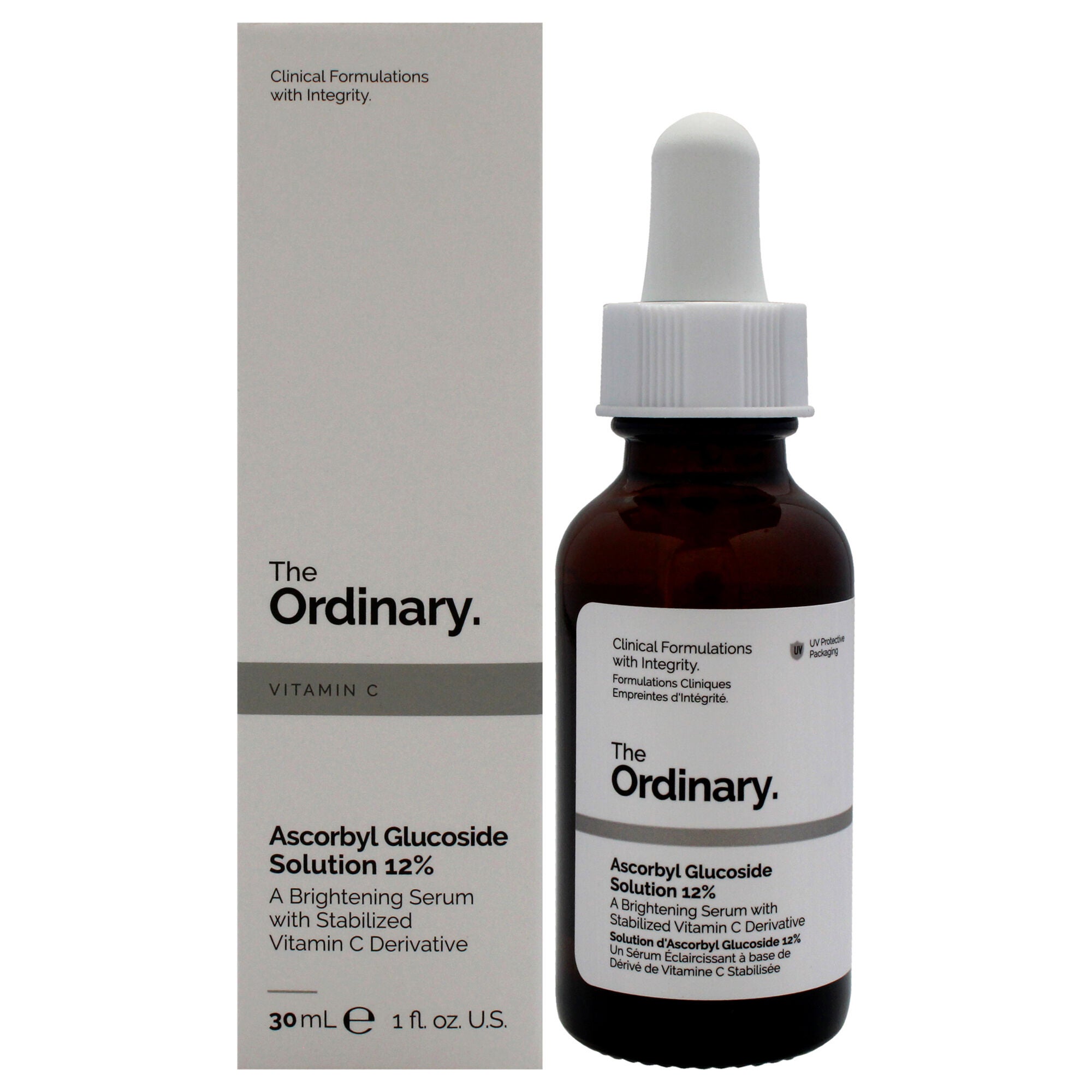 Ascorbyl Glucoside Solution 12 Percent by The Ordinary for Unisex - 1 oz Serum, See Description, hi-res image number 0