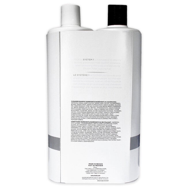 System 1 Duo by Nioxin for Unisex - 2 x 33.8 oz Shampoo, Conditioner, , alternate image number 8