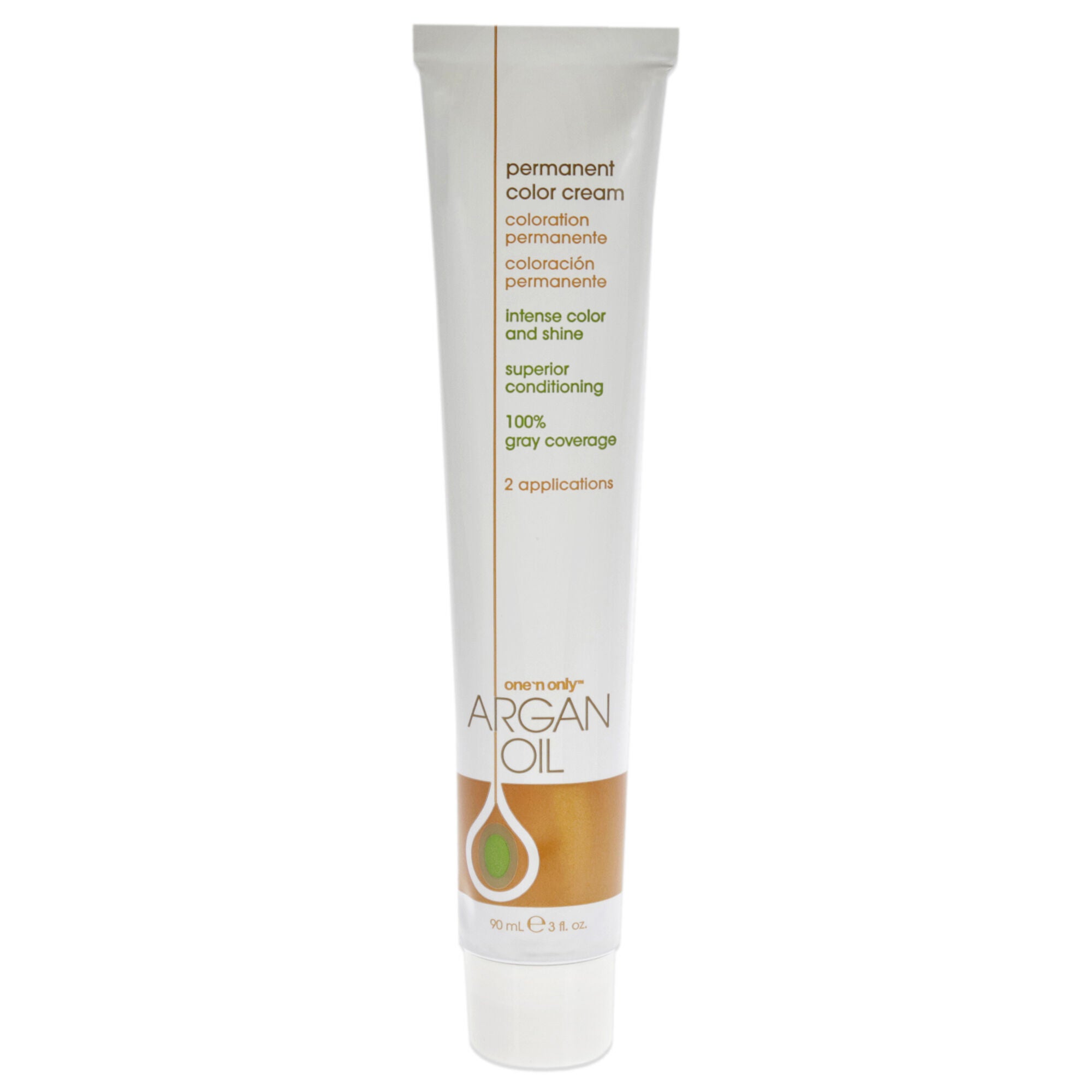 Argan Oil Permanent Color Cream - 5R Light Red Brown by One n Only for Unisex - 3 oz Hair Color, See Description, alternate image number 3