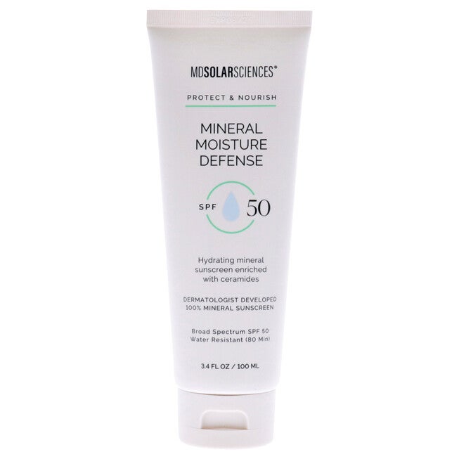 Mineral Moisture Defense SPF 50 by MDSolarSciences for Unisex - 3.4 oz Sunscreen, NA, alternate image number null